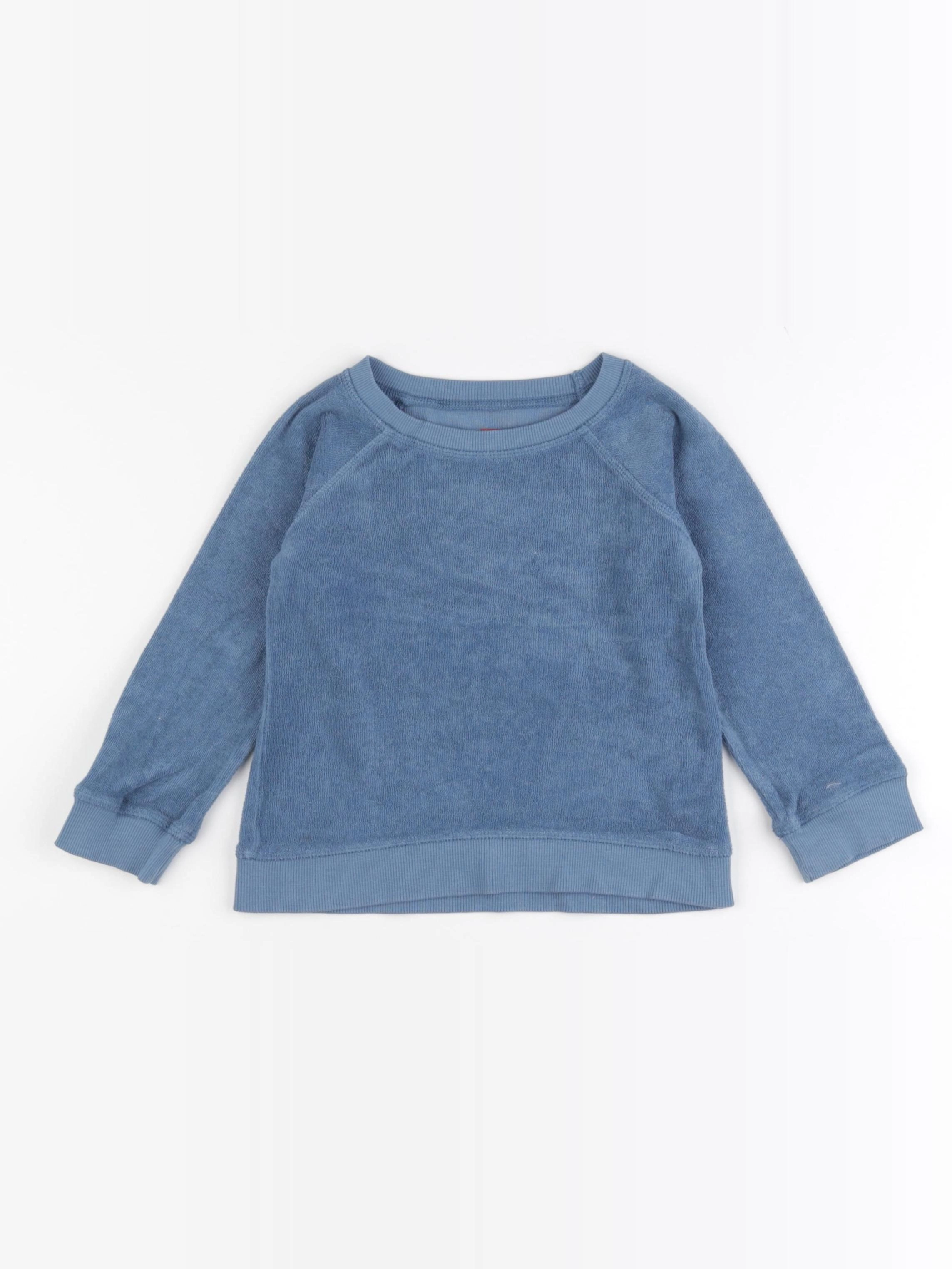 Bonton - pull bleu - 4 ans