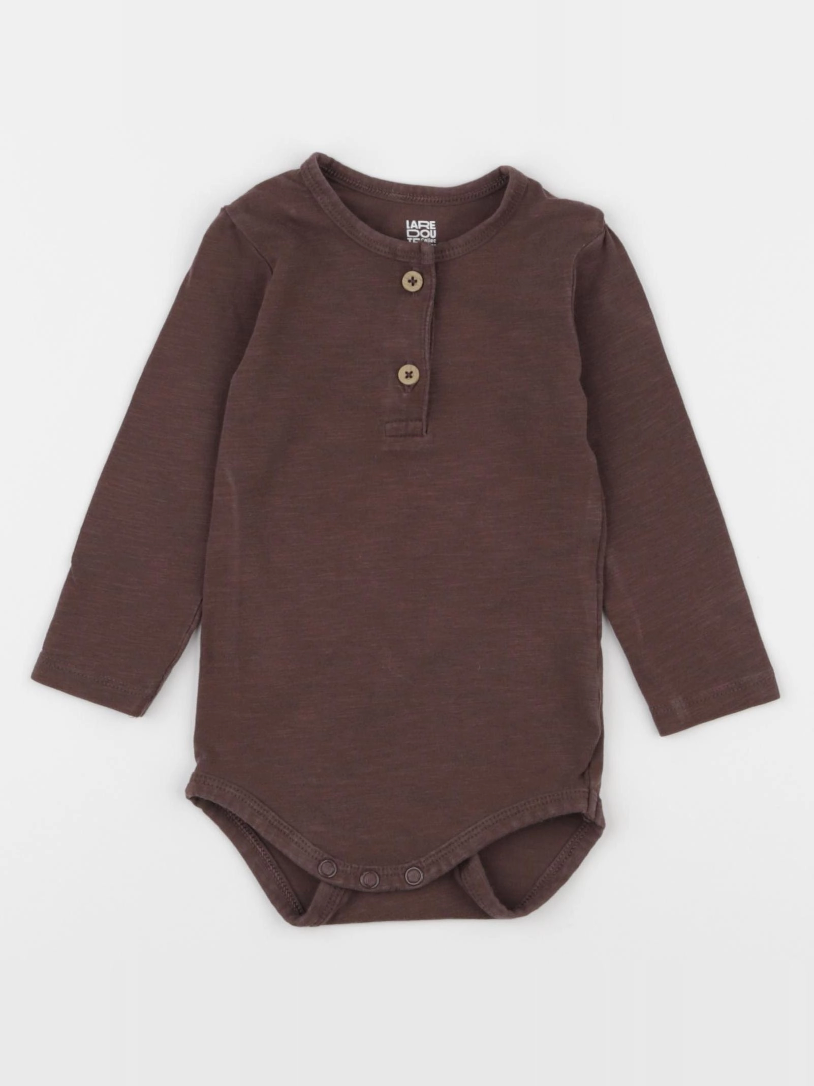 La Redoute - body marron - 9 mois