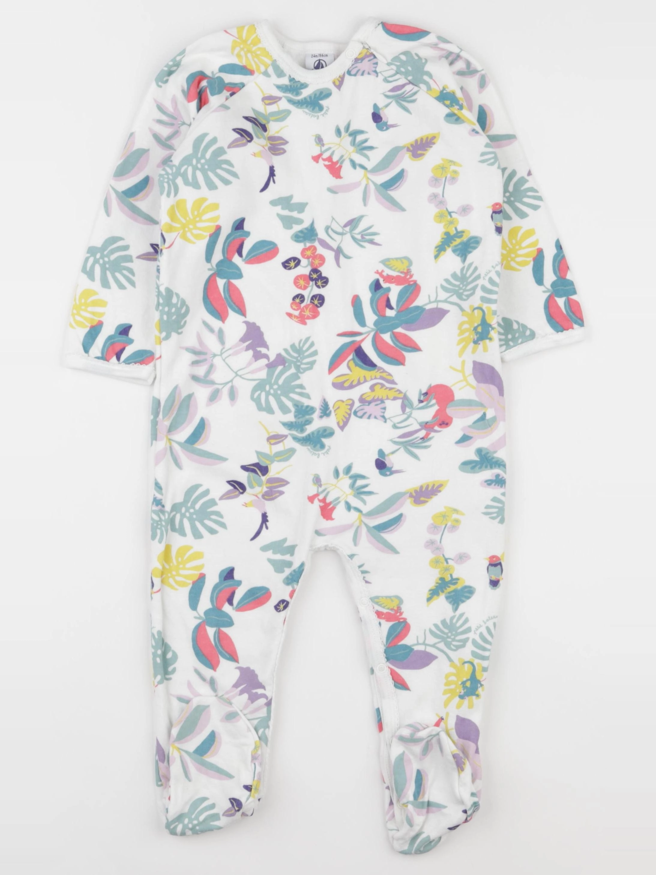 Petit Bateau - pyjama coton multicolore - 24 mois