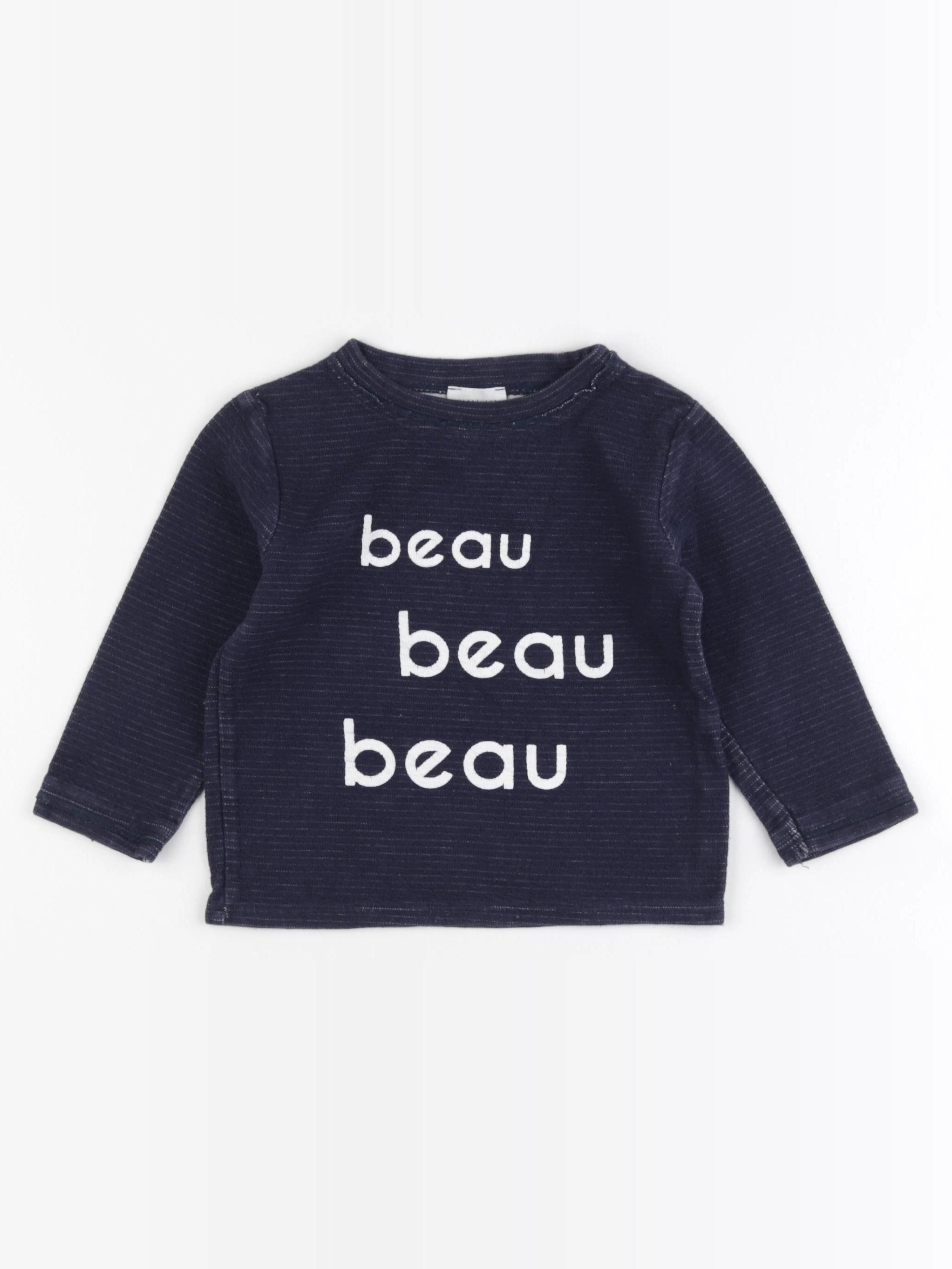 Carrément Beau - tee-shirt bleu - 2 ans