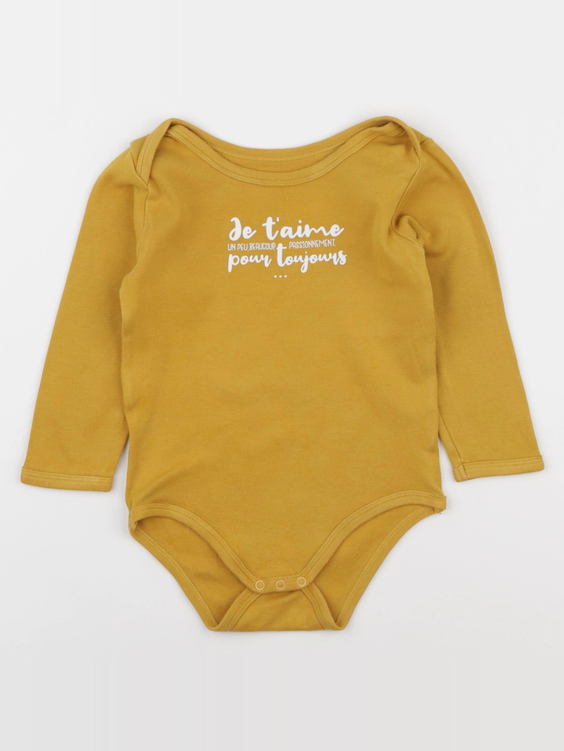 Vertbaudet - body jaune - 24 mois