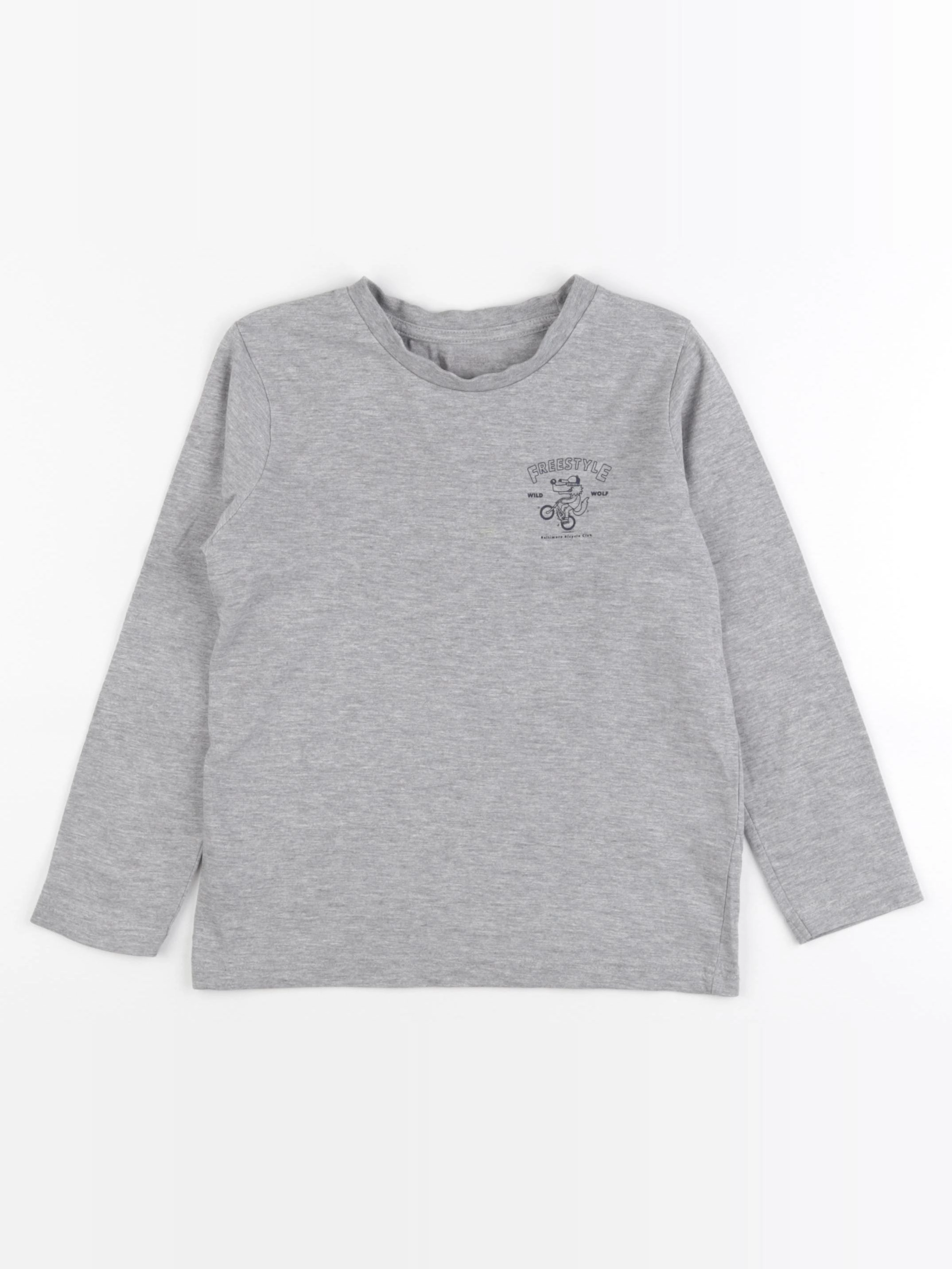 Vertbaudet - tee-shirt gris - 6 ans