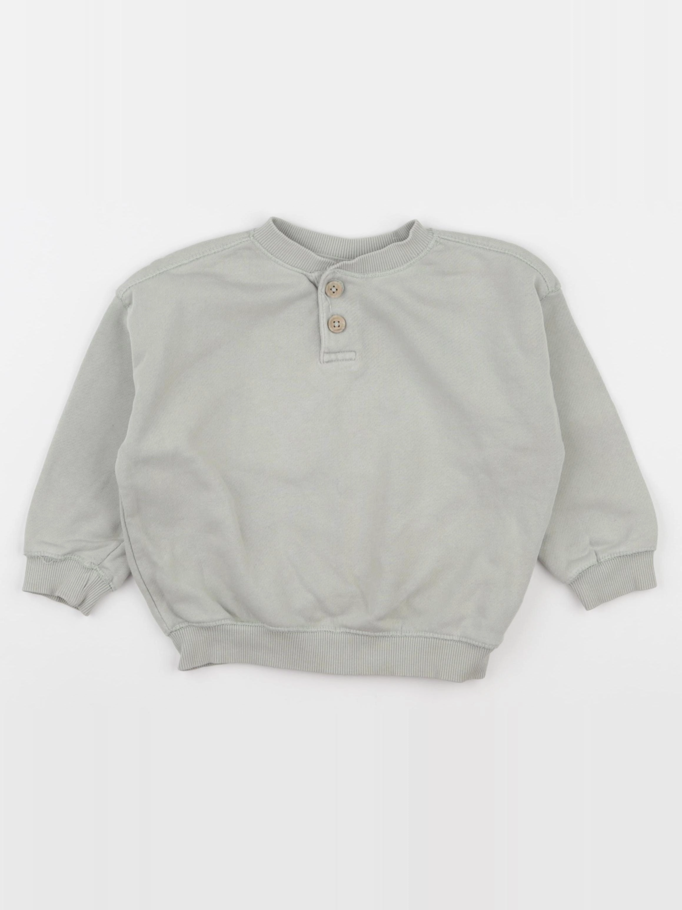 Zara - sweat vert - 2/3 ans
