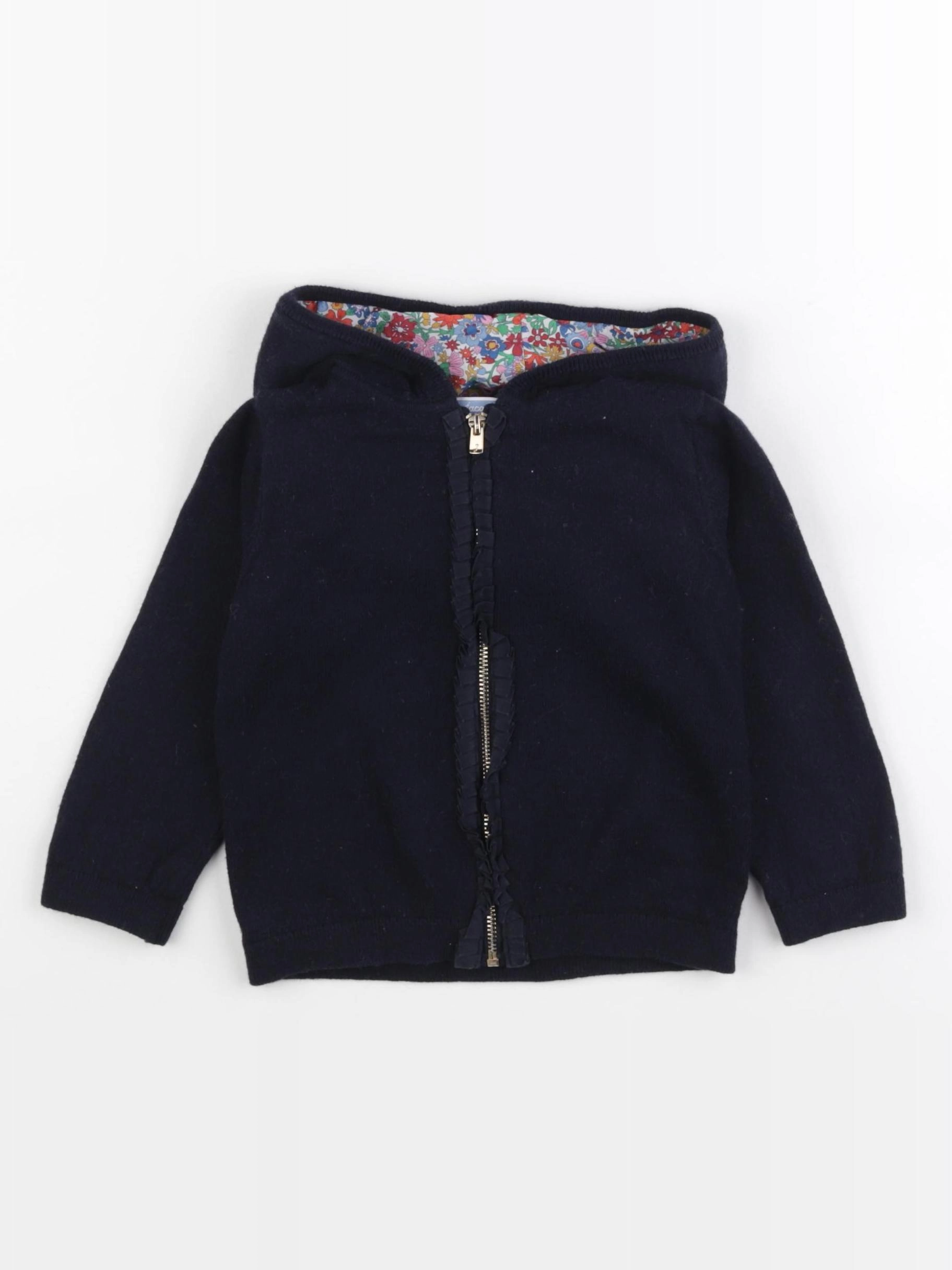 Jacadi - gilet bleu - 24 mois