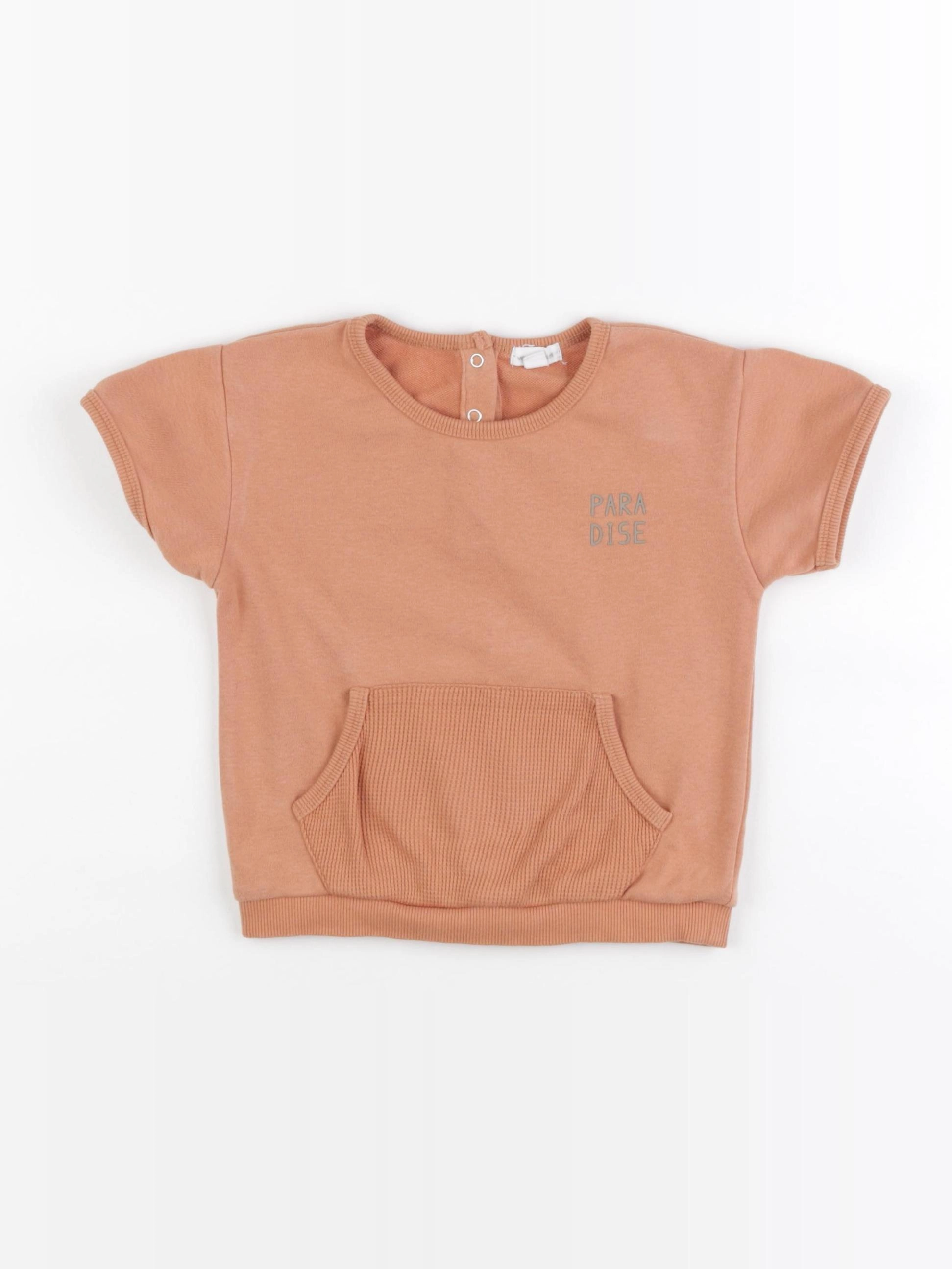Vertbaudet - tee-shirt orange - 24 mois