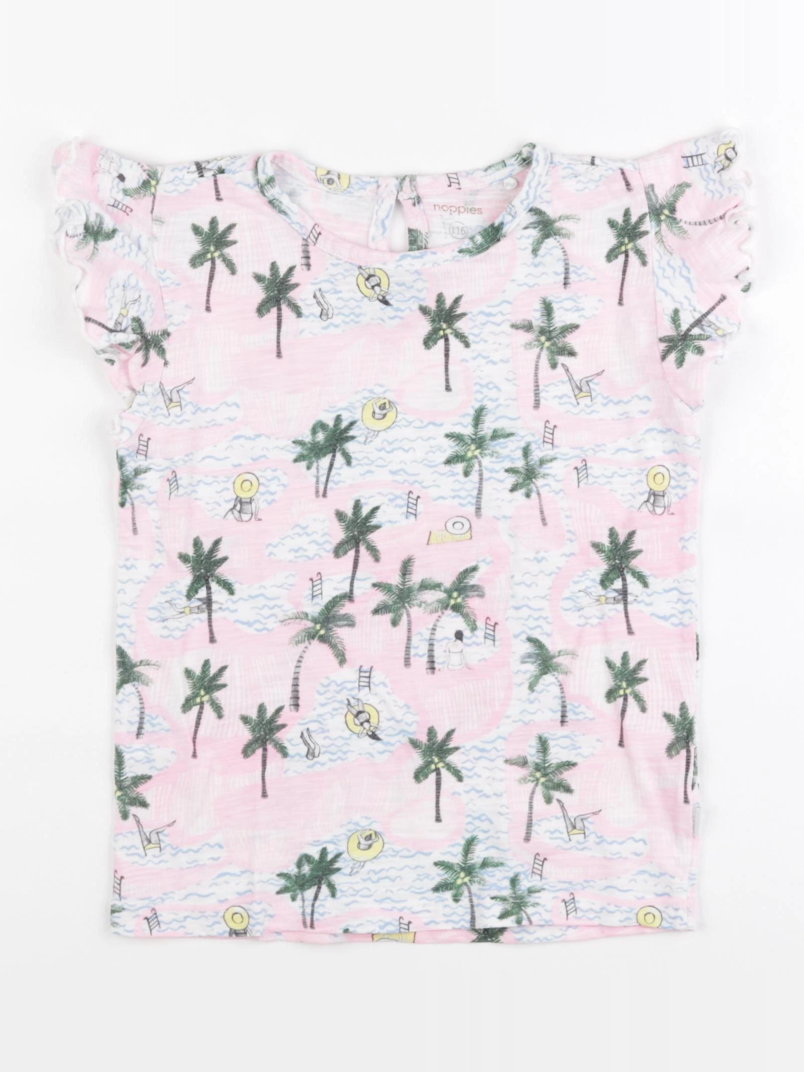 Noppies - tee-shirt rose, vert - 5/6 ans