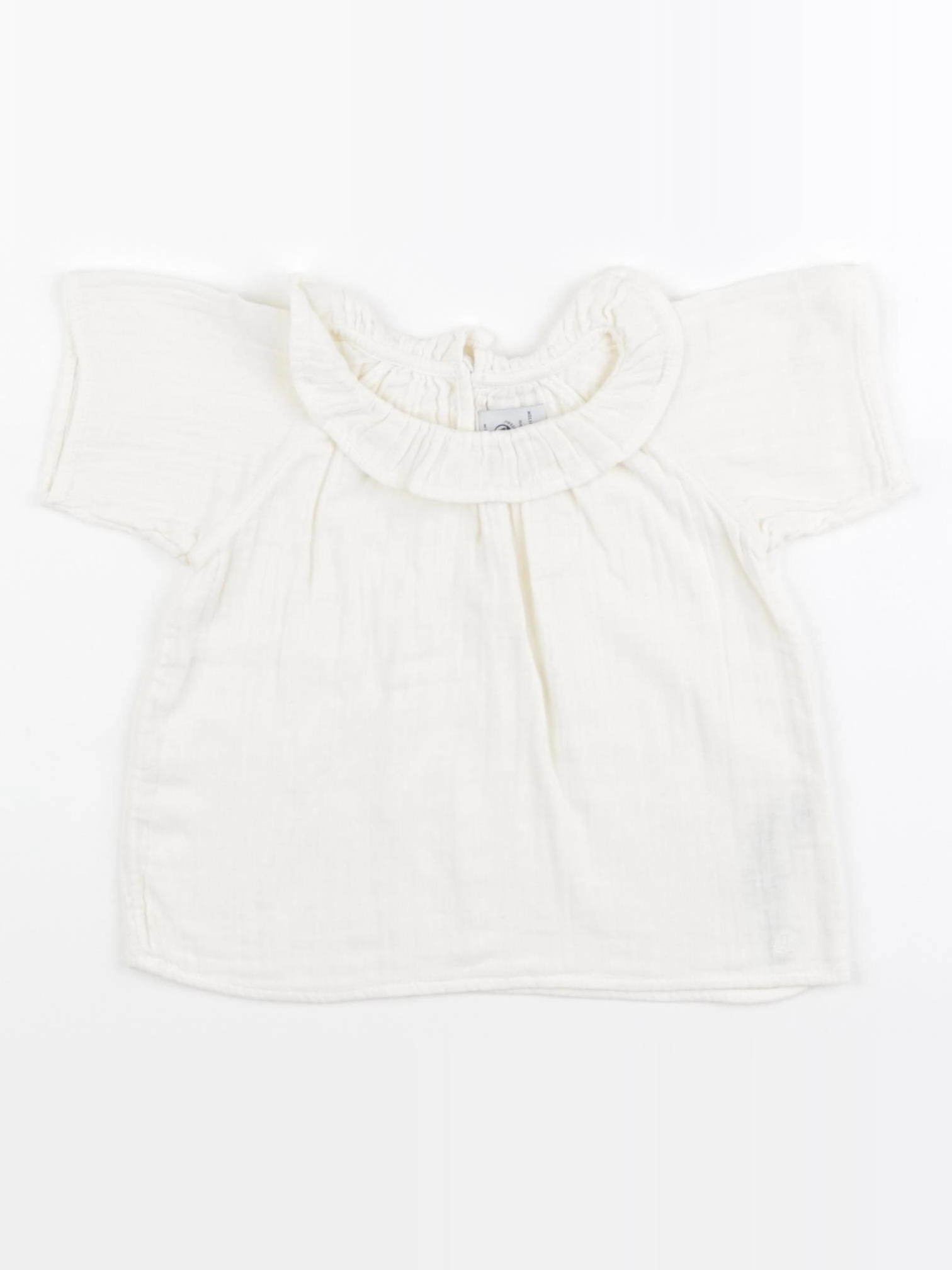 Petit Bateau - blouse beige - 6 mois