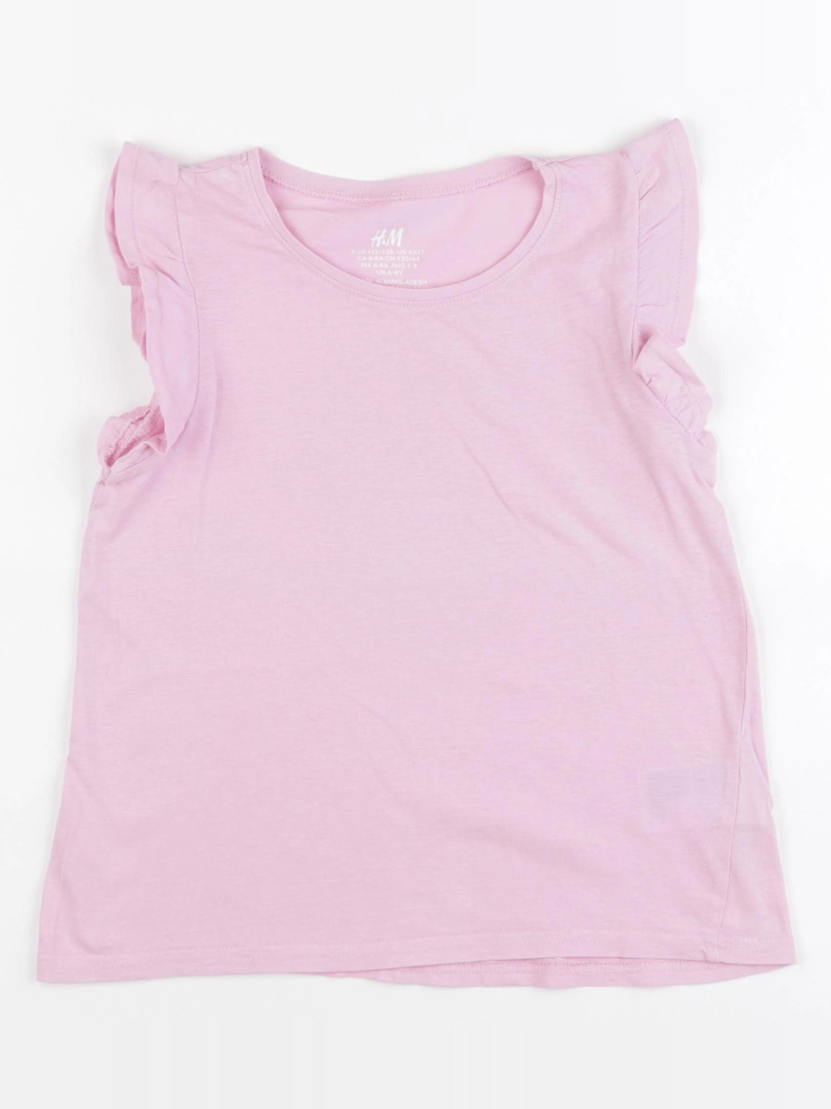H&M - tee-shirt rose - 6/8 ans