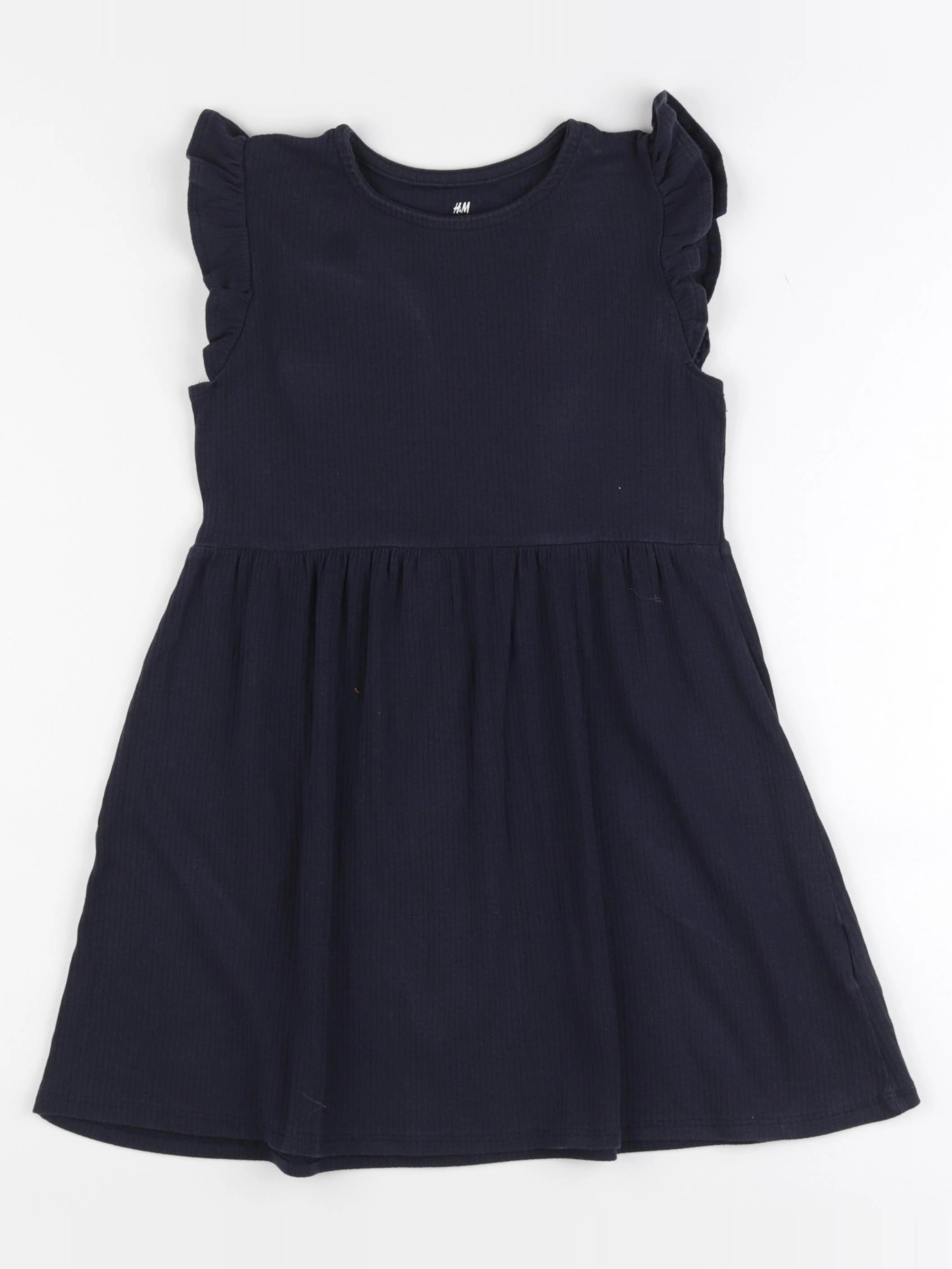 H&M - robe bleu - 6/8 ans