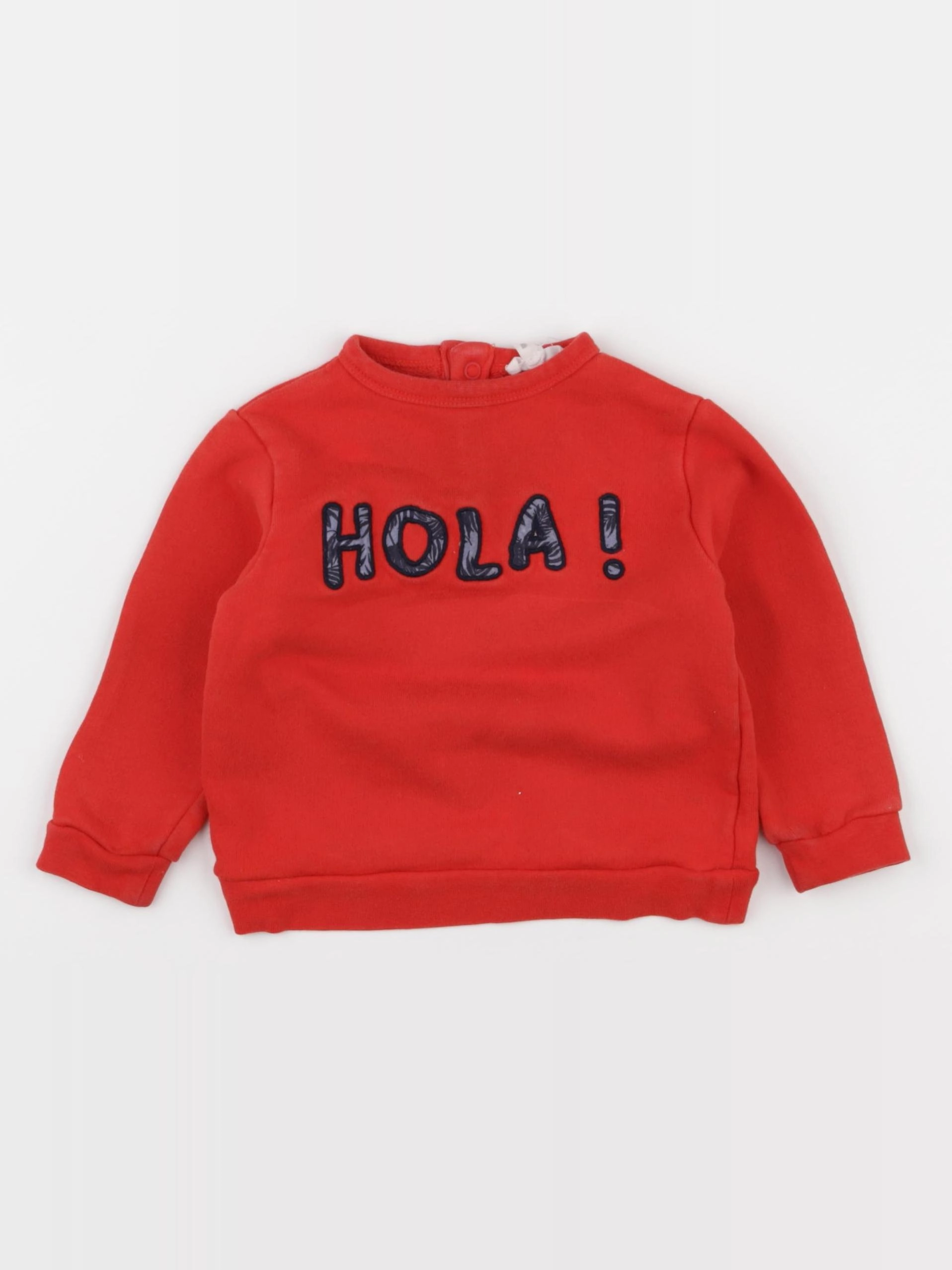 Storytelling - sweat rouge - 18 mois