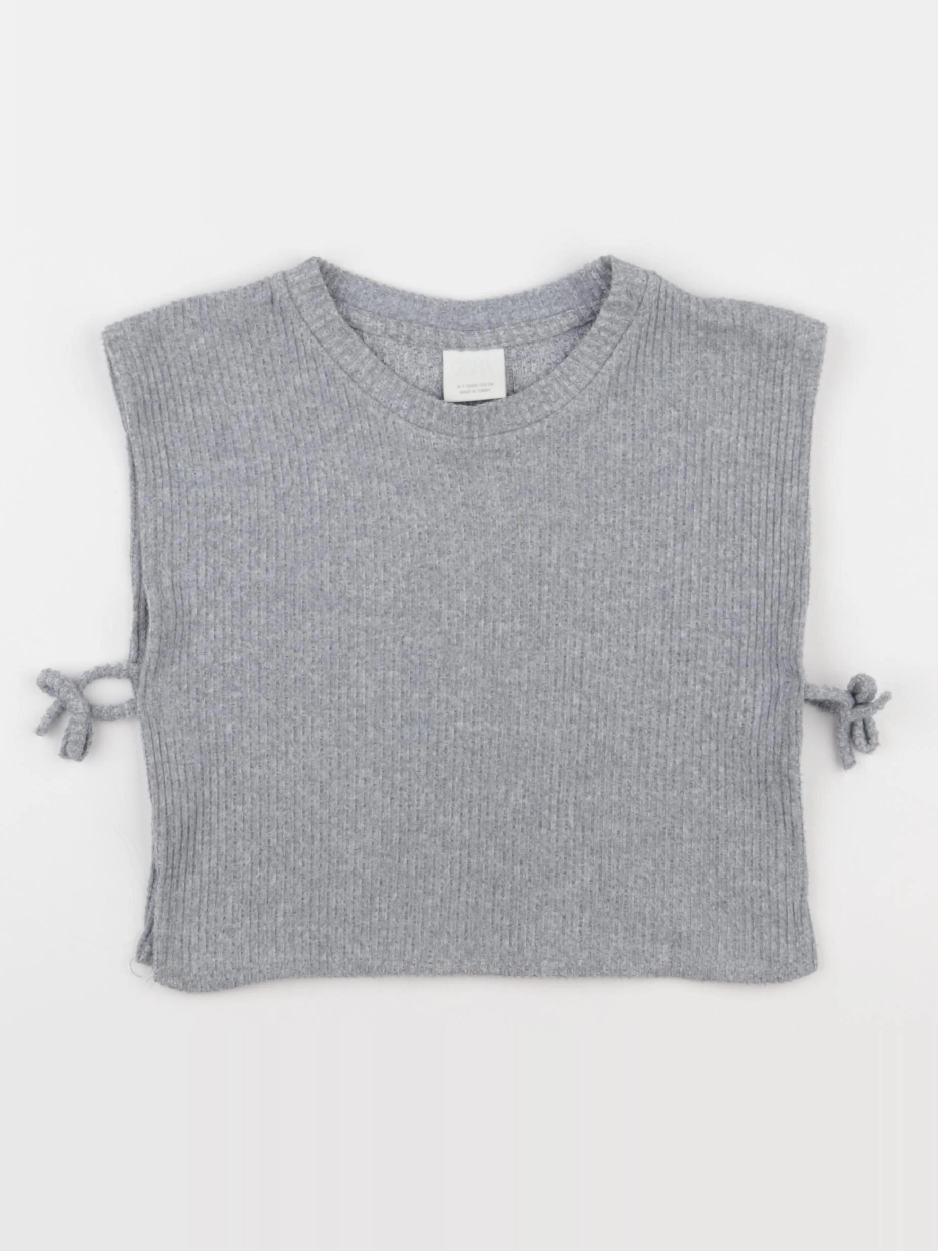 Zara - pull gris - 6/7 ans
