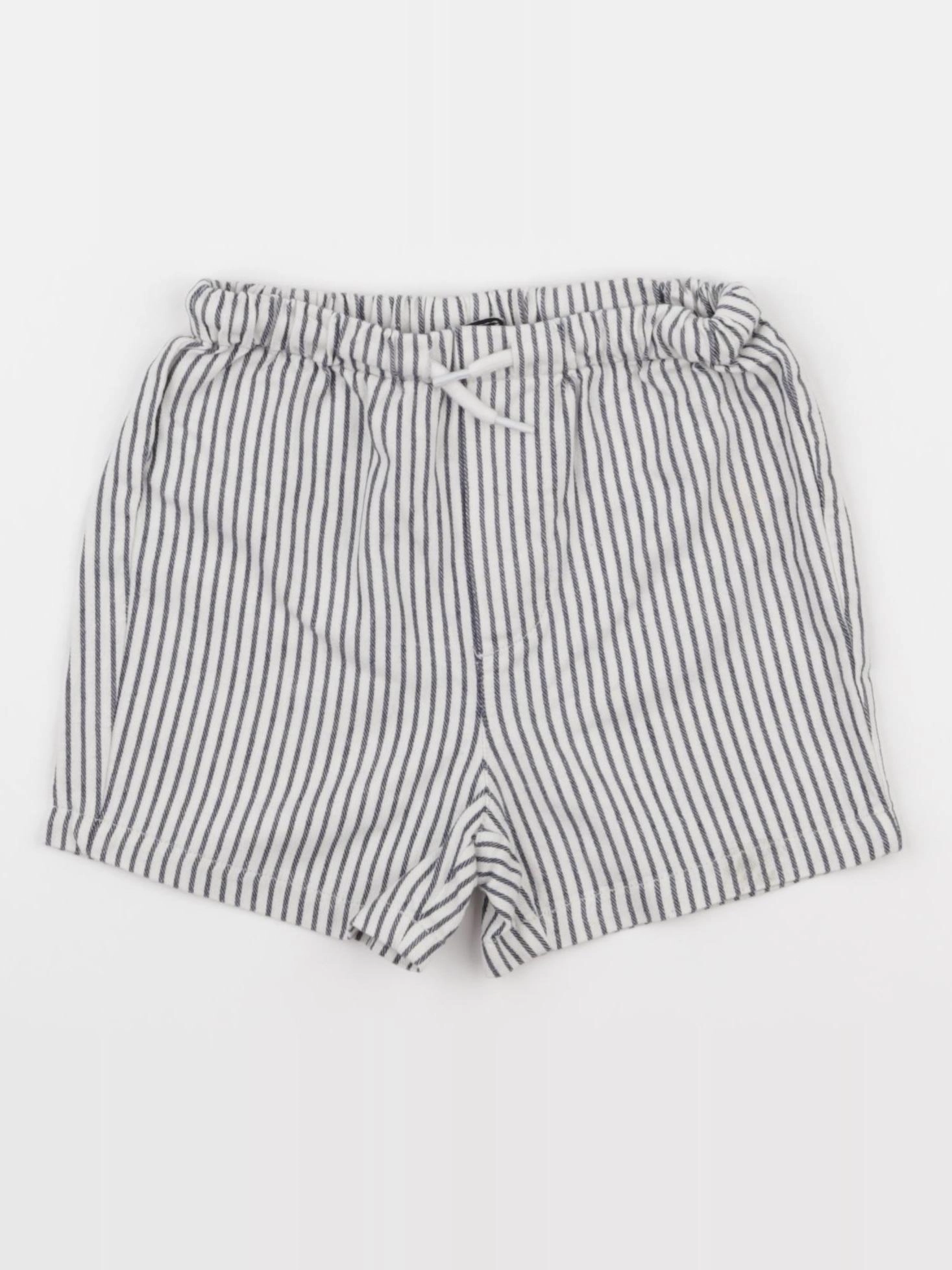 Tape à l'oeil - short blanc, noir - 24 mois