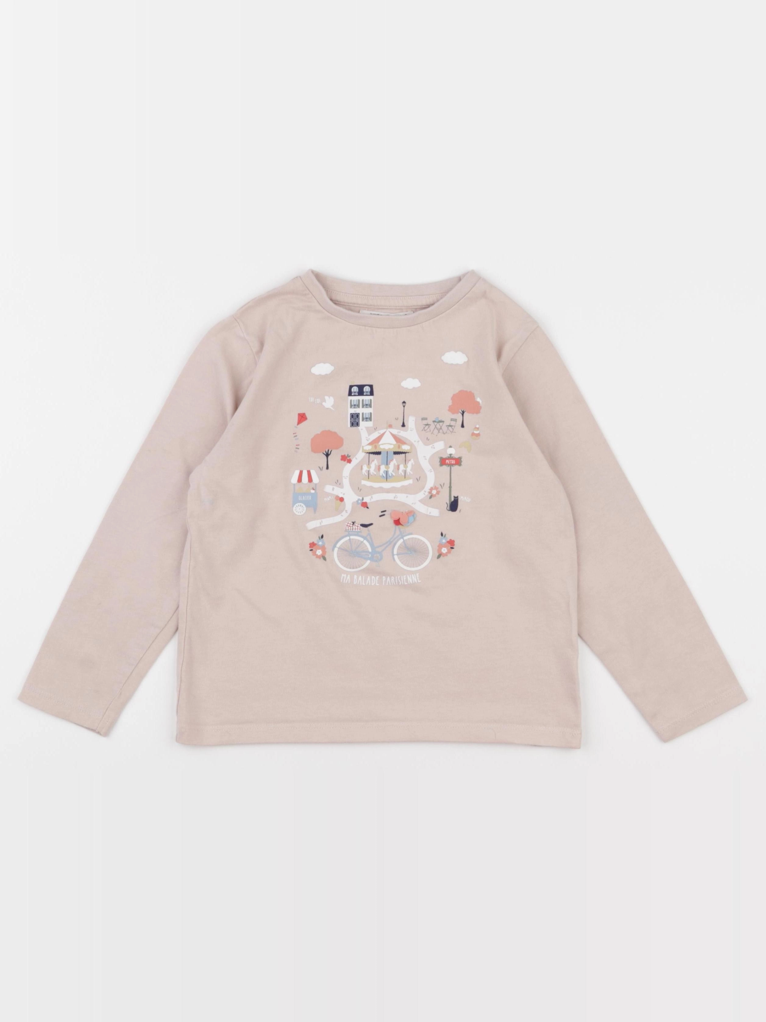 Storytelling - tee-shirt rose - 5 ans
