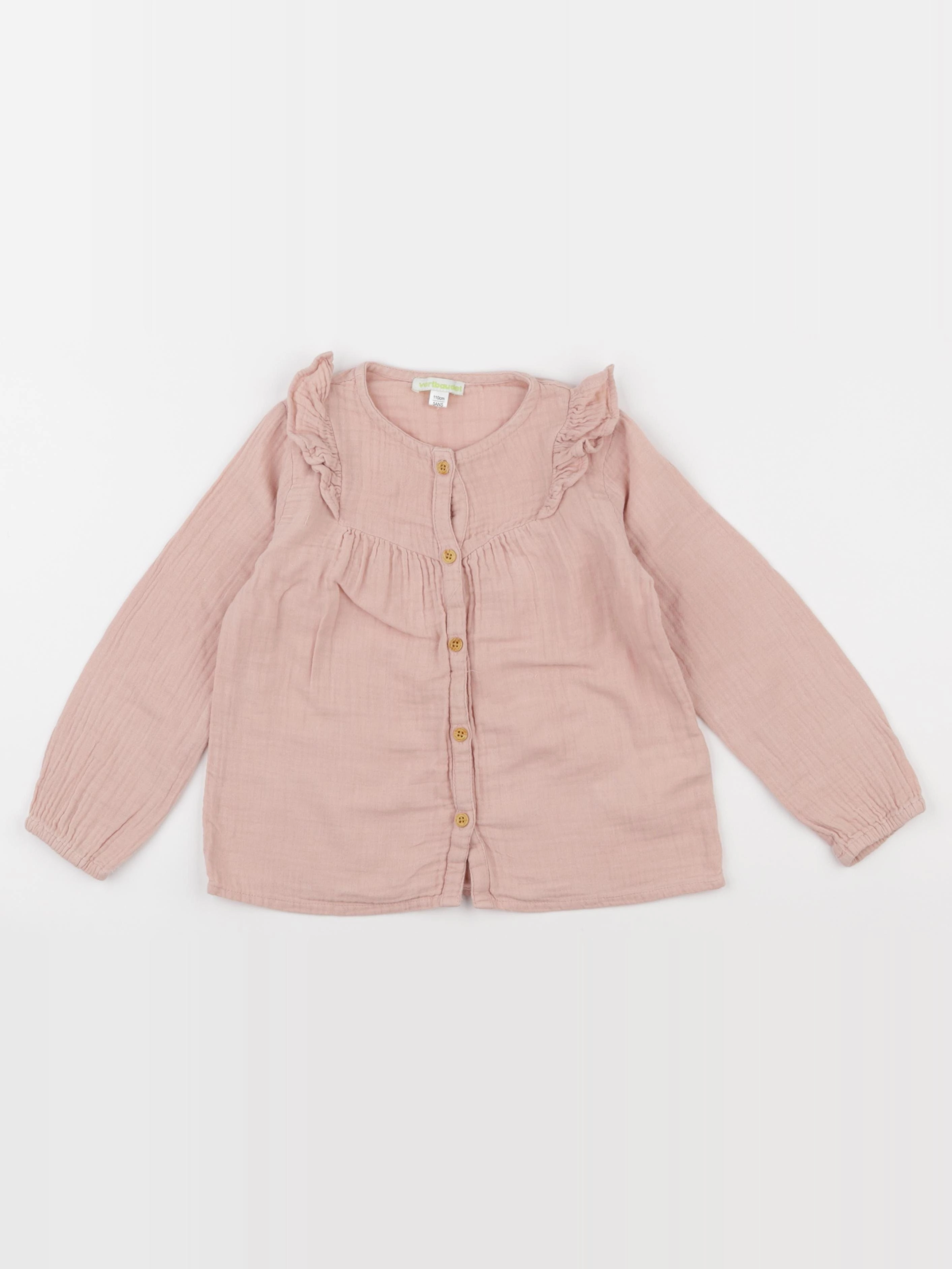 Vertbaudet - blouse rose - 5 ans