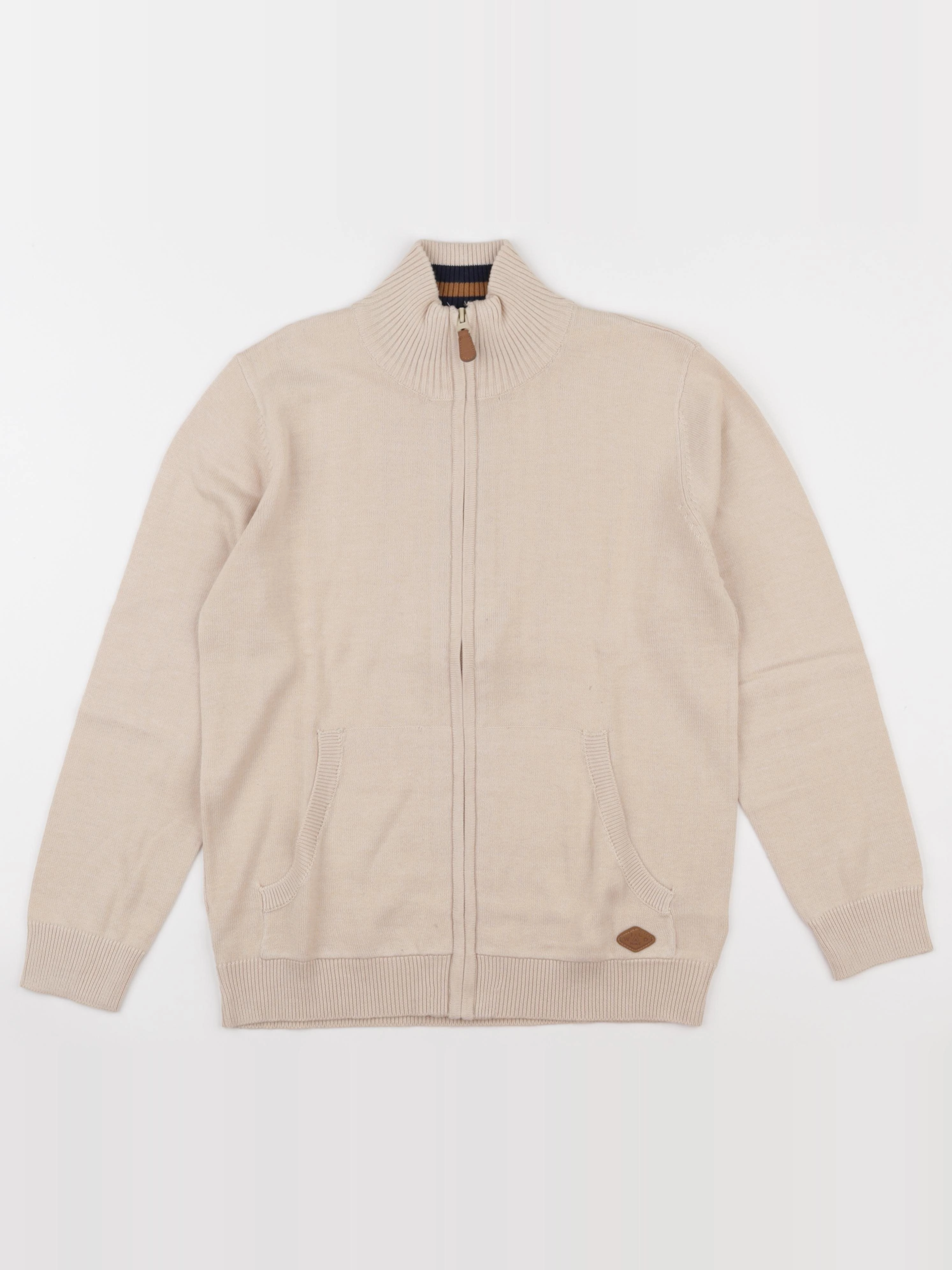 Vertbaudet - gilet beige - 12 ans