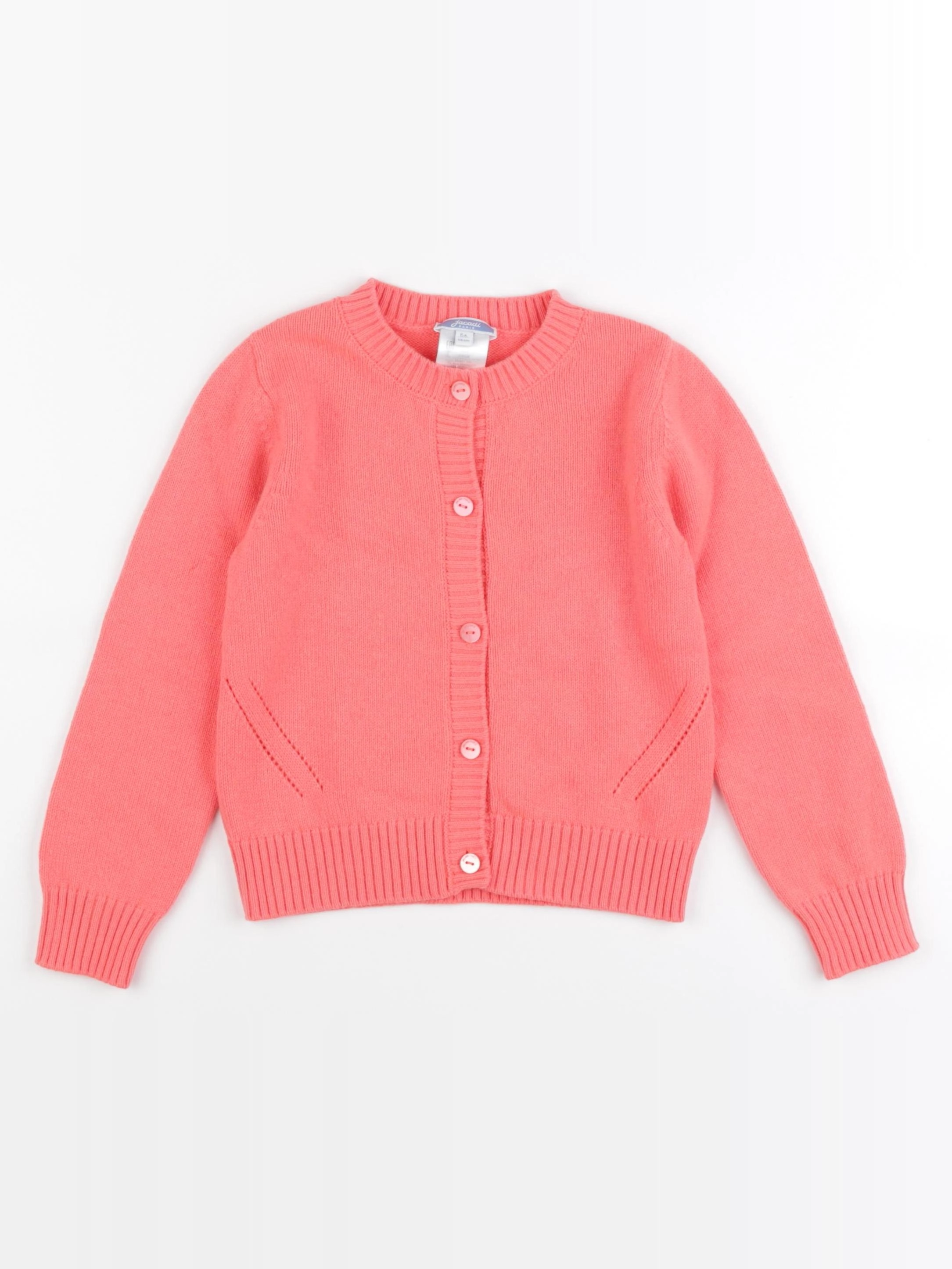 Jacadi - gilet rose - 6 ans