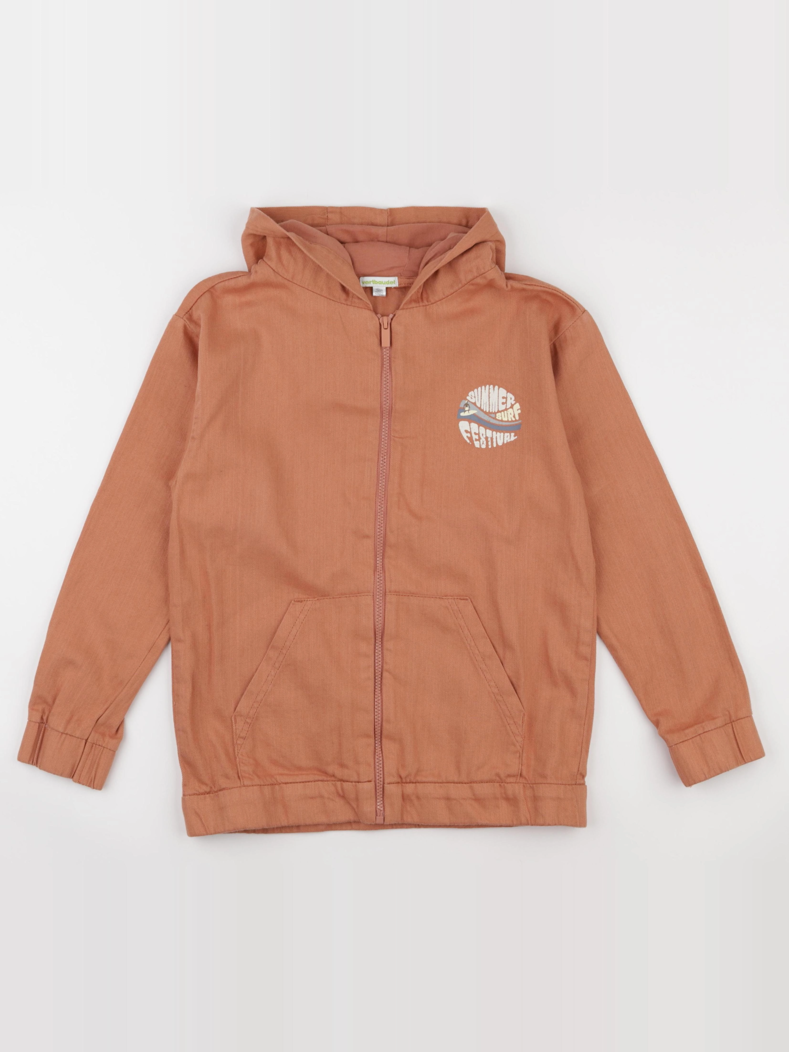 Vertbaudet - veste marron - 12 ans