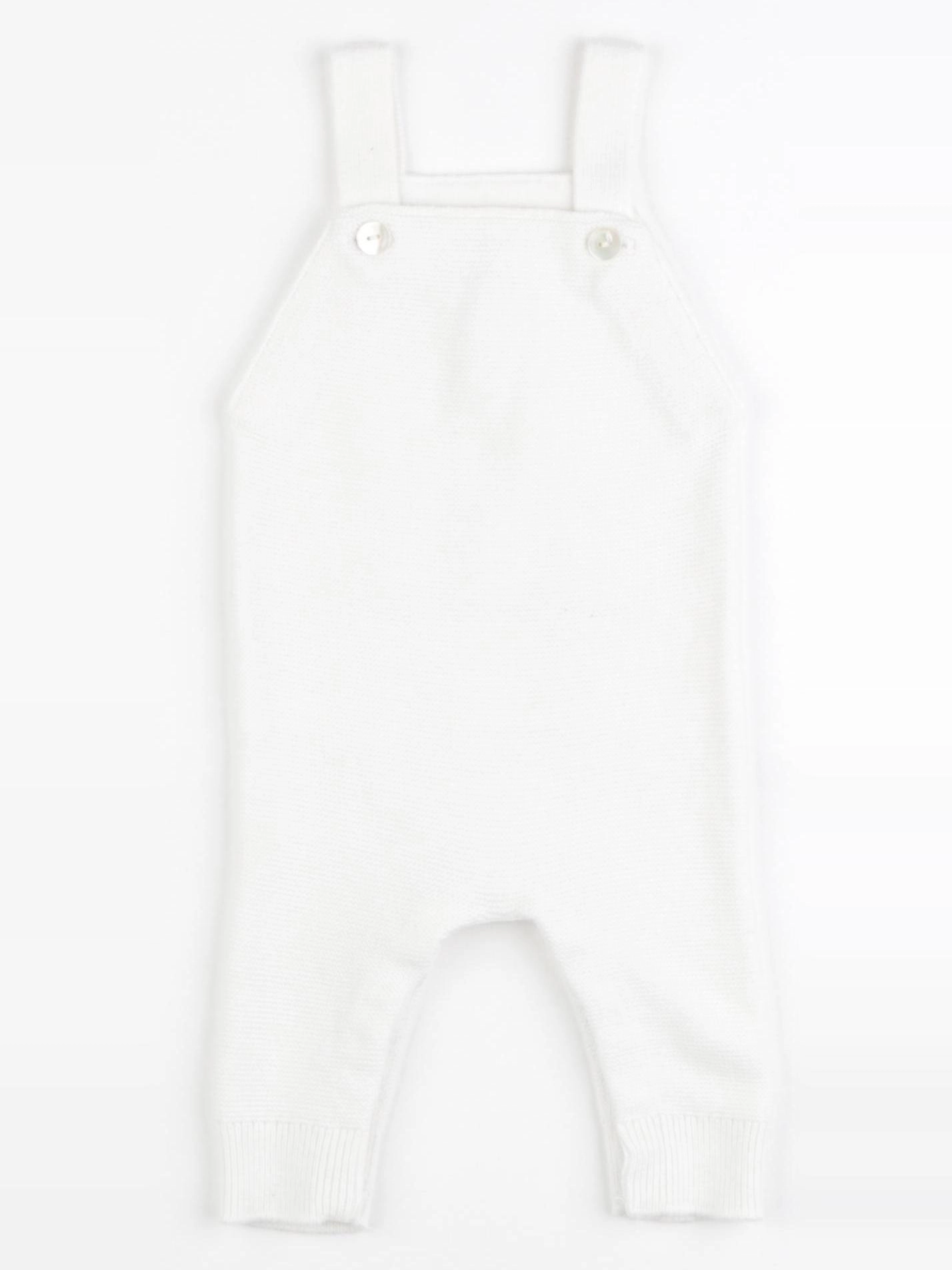 Jacadi - salopette blanc - 3 mois