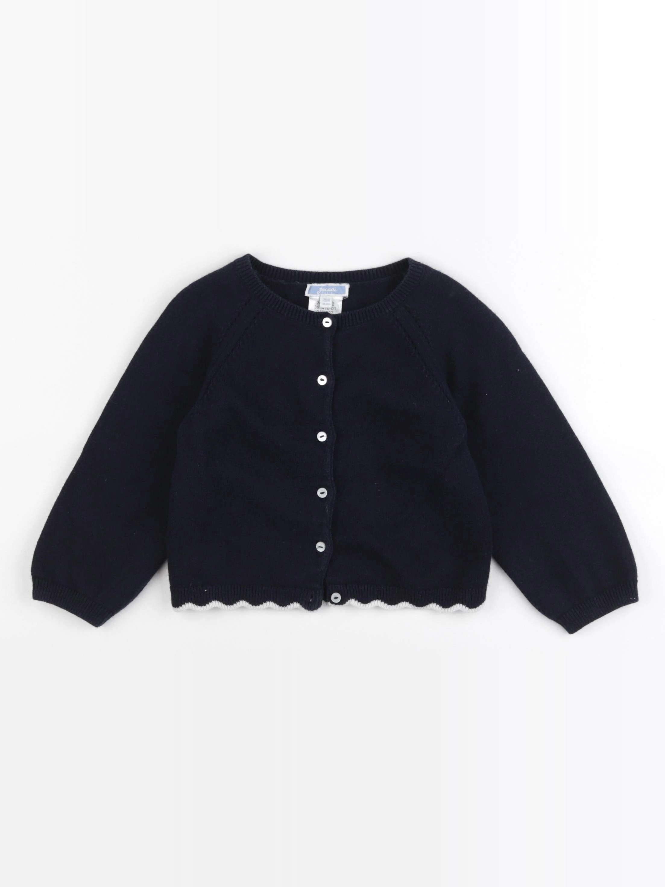 Jacadi - gilet bleu - 36 mois