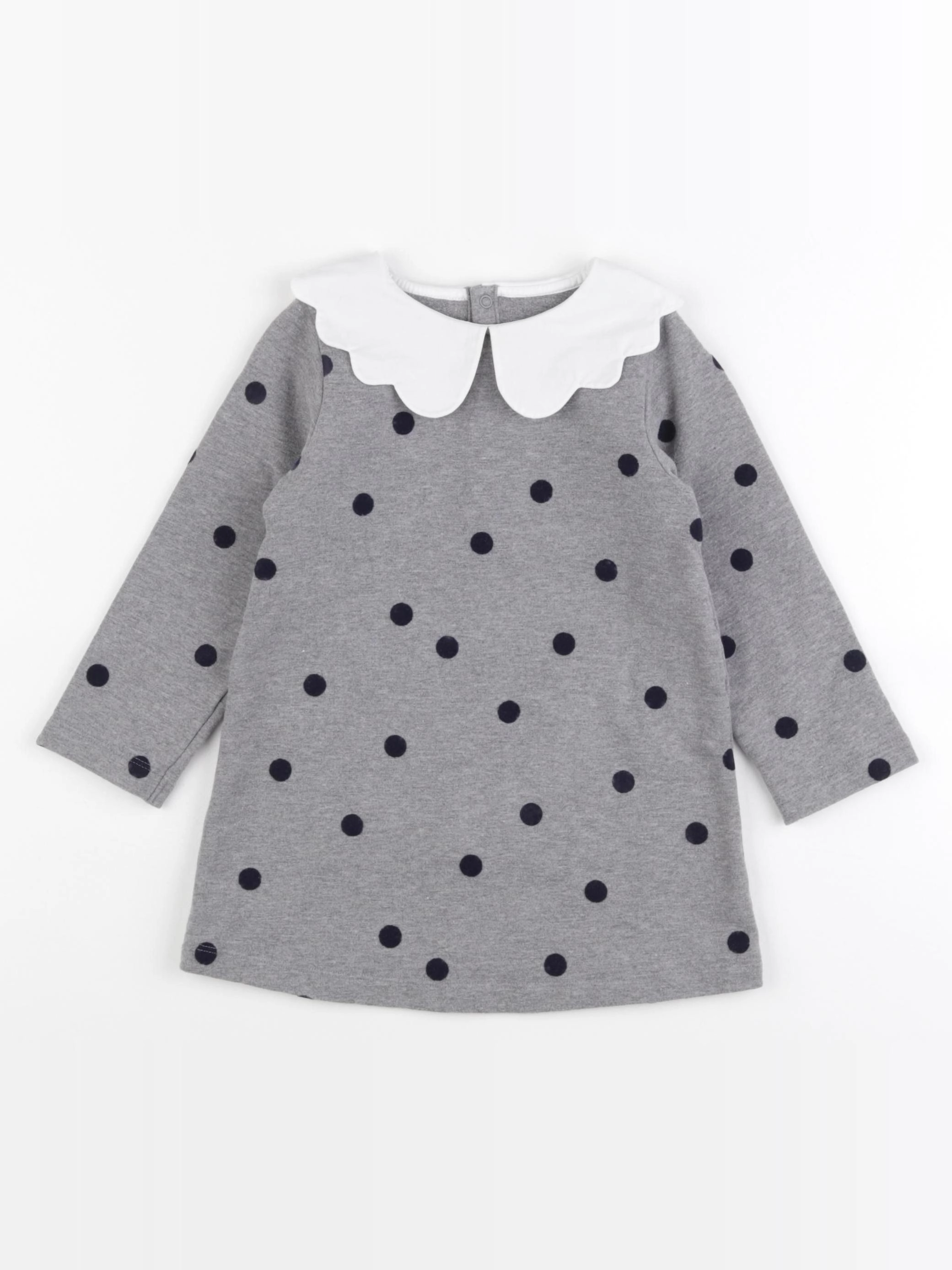 Jacadi - robe gris - 24 mois