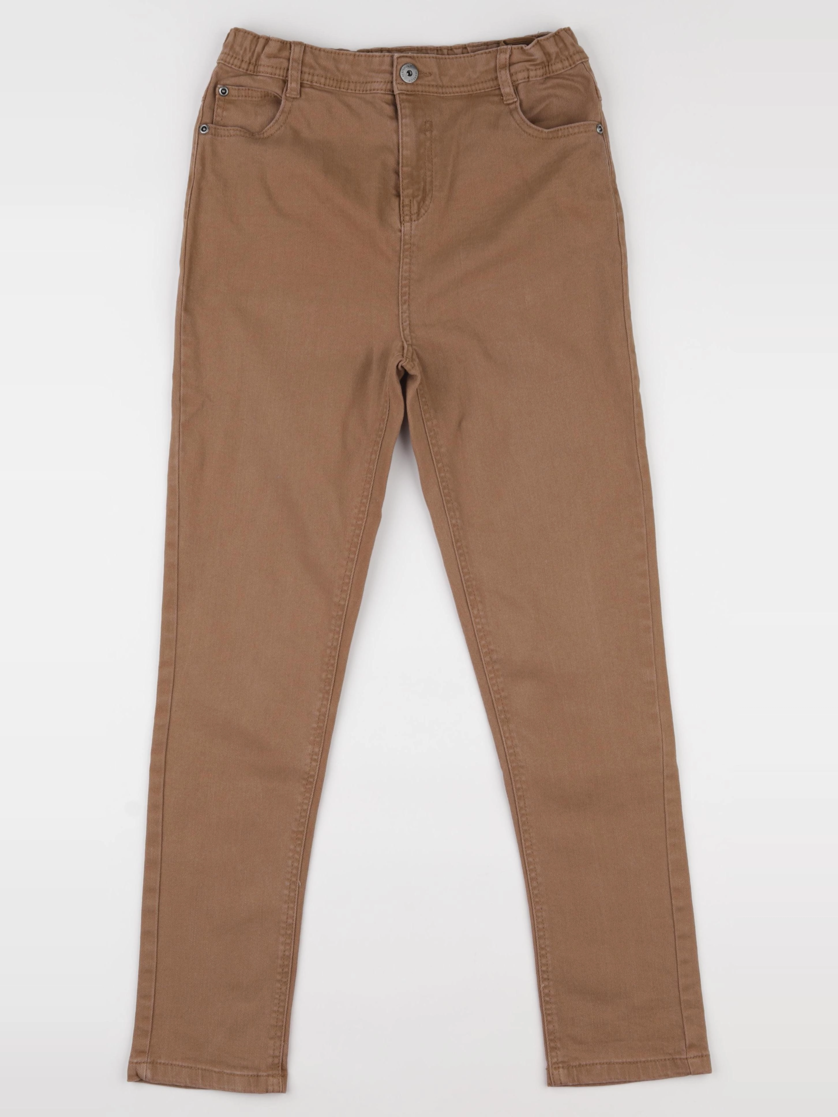 Vertbaudet - pantalon marron - 12 ans