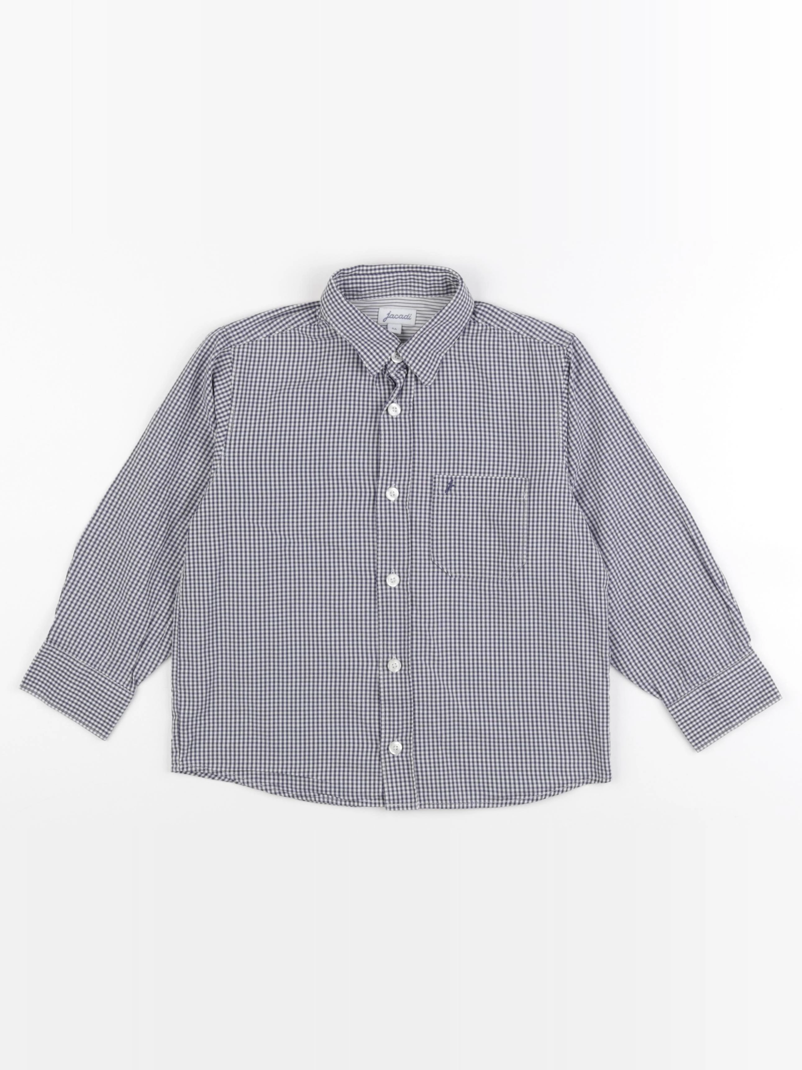 Jacadi - chemise blanc, bleu - 6 ans