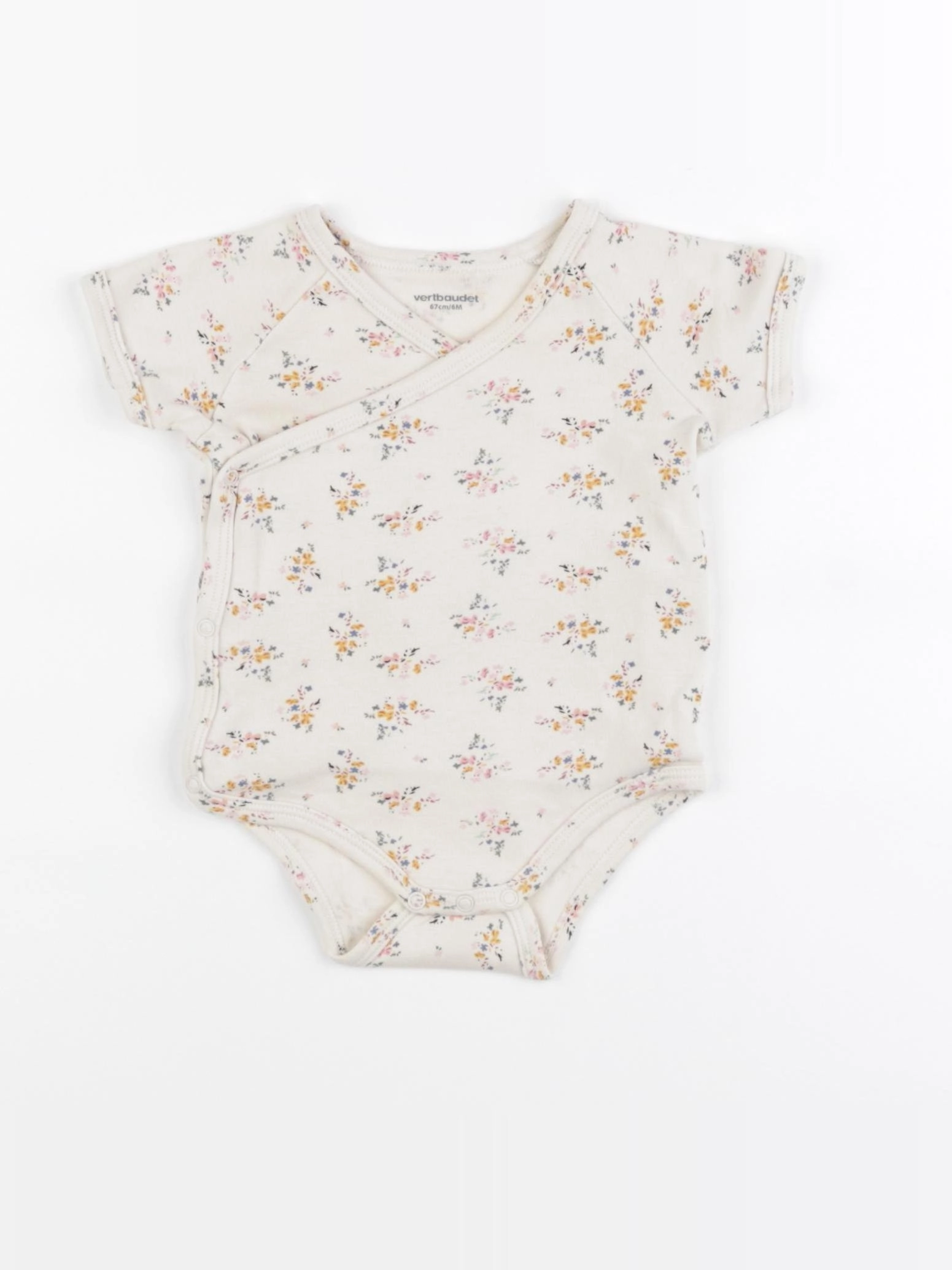 Vertbaudet - body multicolore - 6 mois