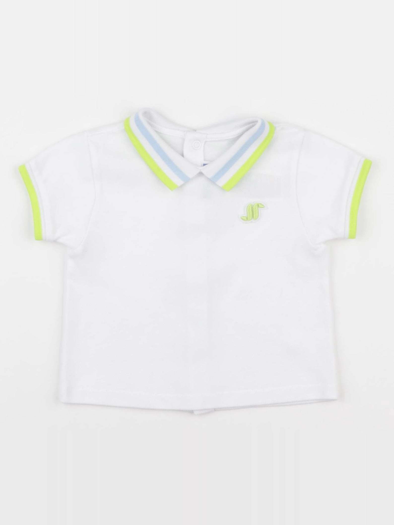 Jacadi - polo blanc - 12 mois