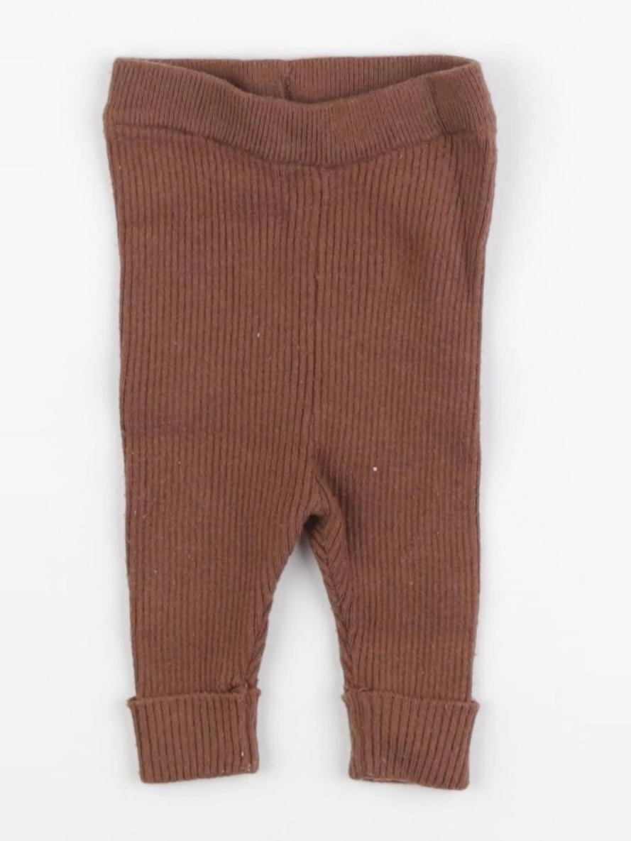 Vertbaudet - legging marron - 1 mois