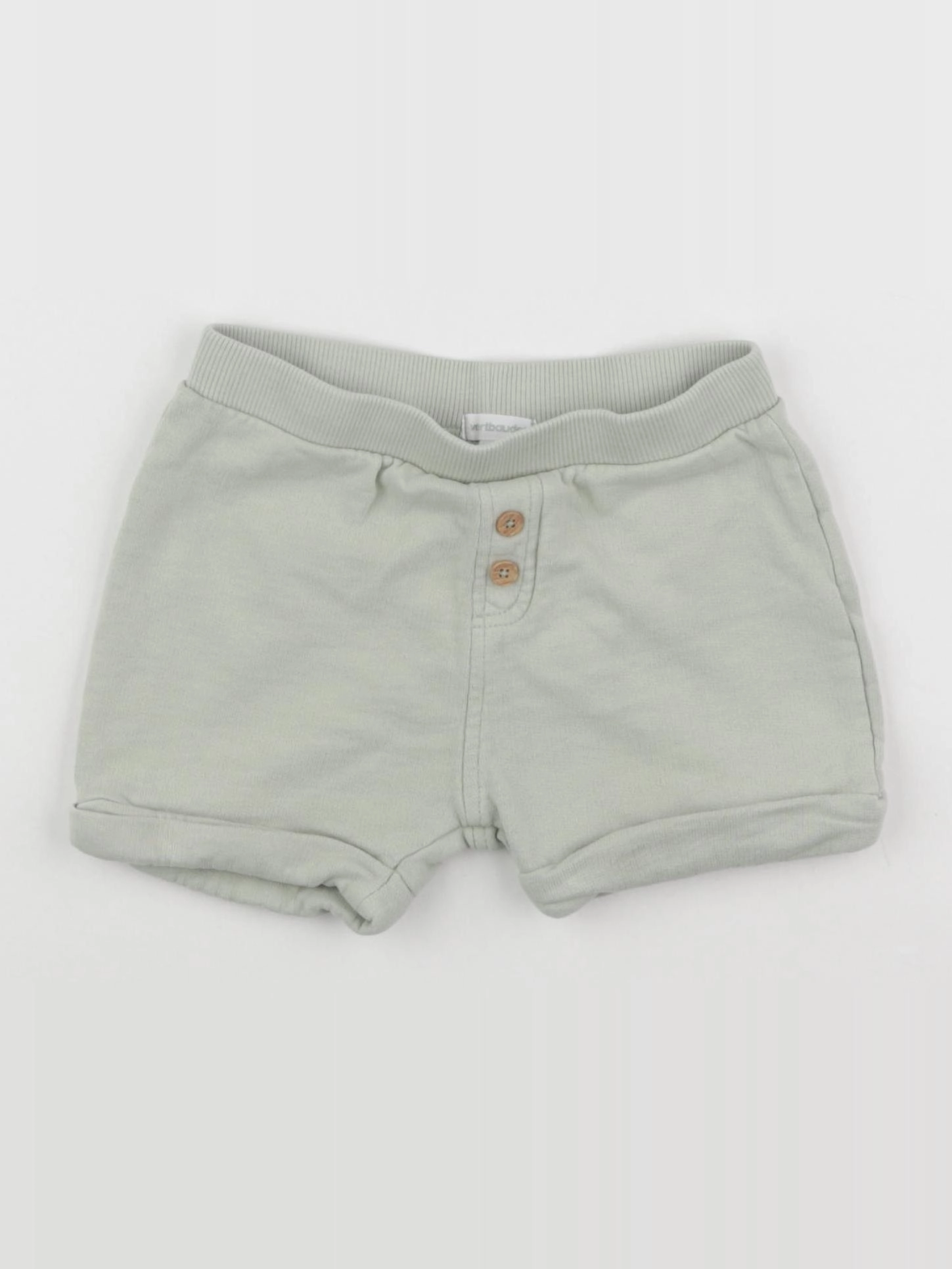 Vertbaudet - short vert - 18 mois