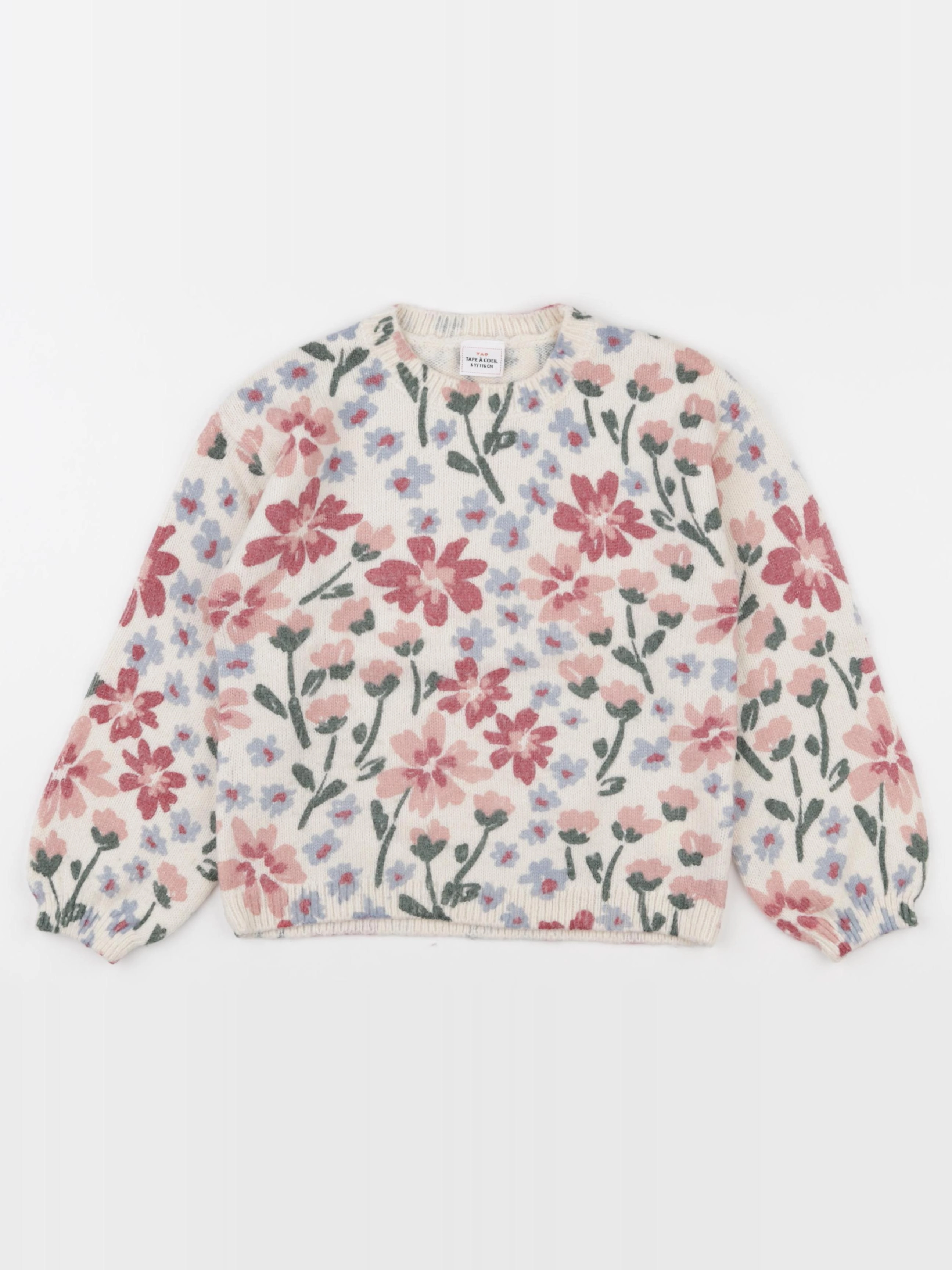 Tape à l'oeil - pull rose - 6 ans