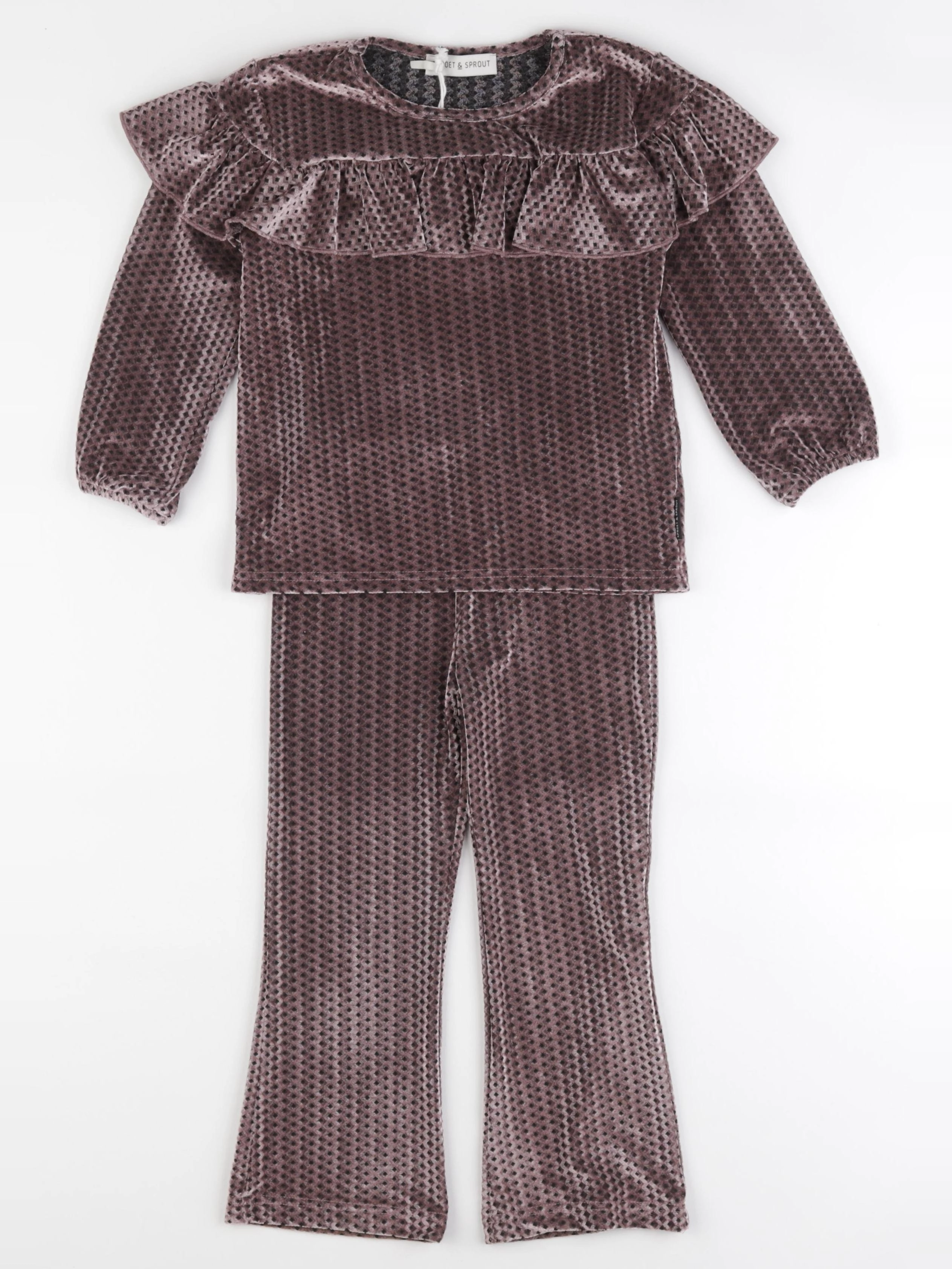 Sproet & Sprout - ensemble marron, noir - 4 ans