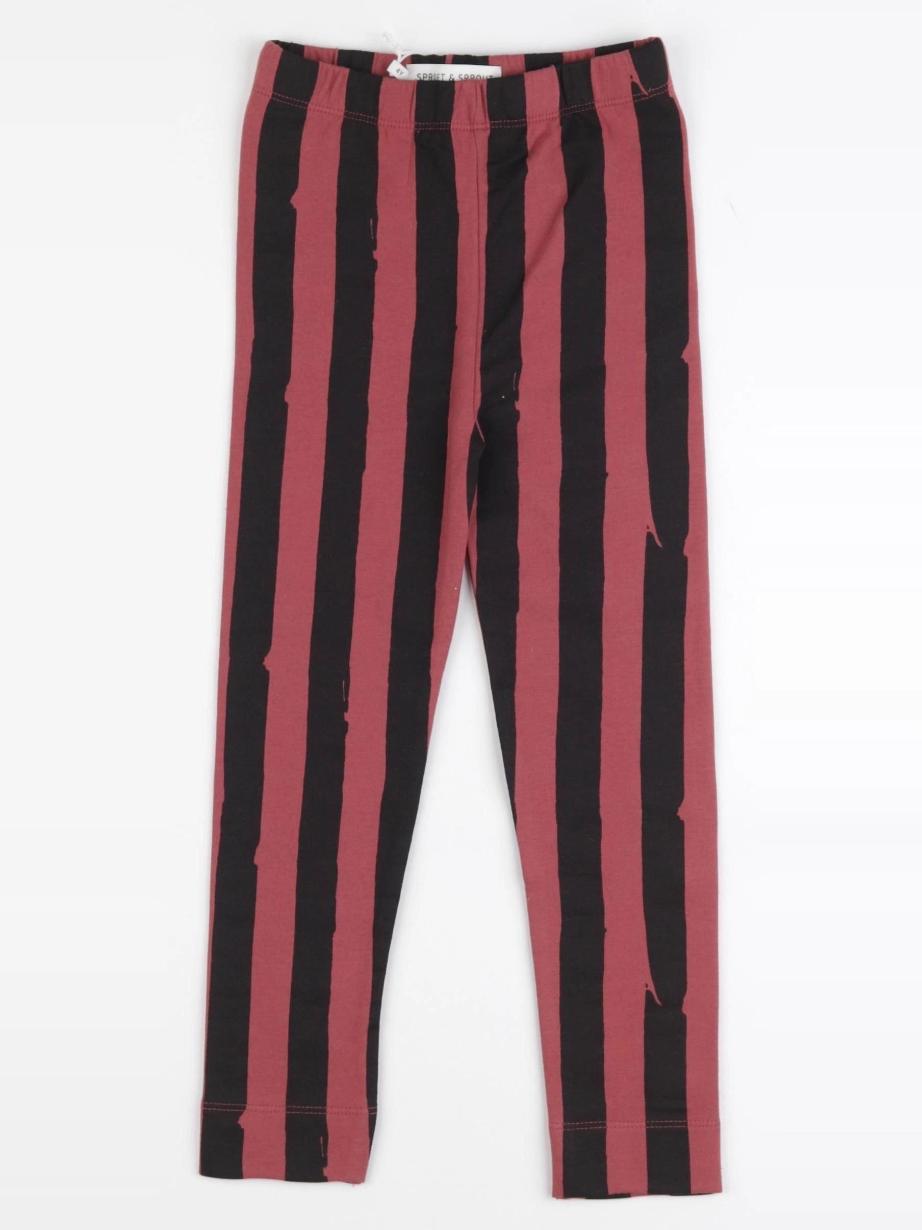 Sproet & Sprout - legging rouge, noir - 4 ans