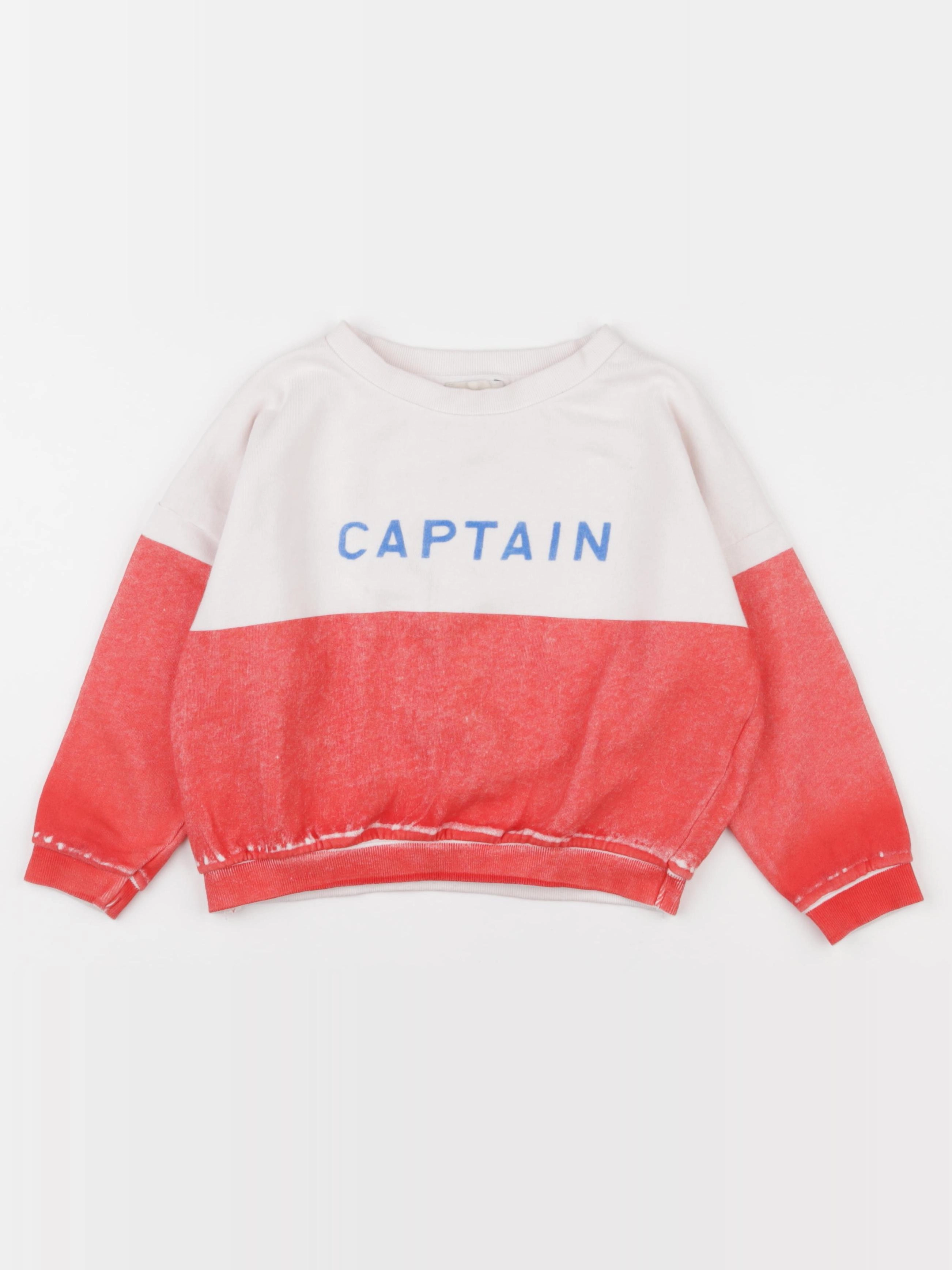 Bobo Choses - sweat rouge - 4/5 ans