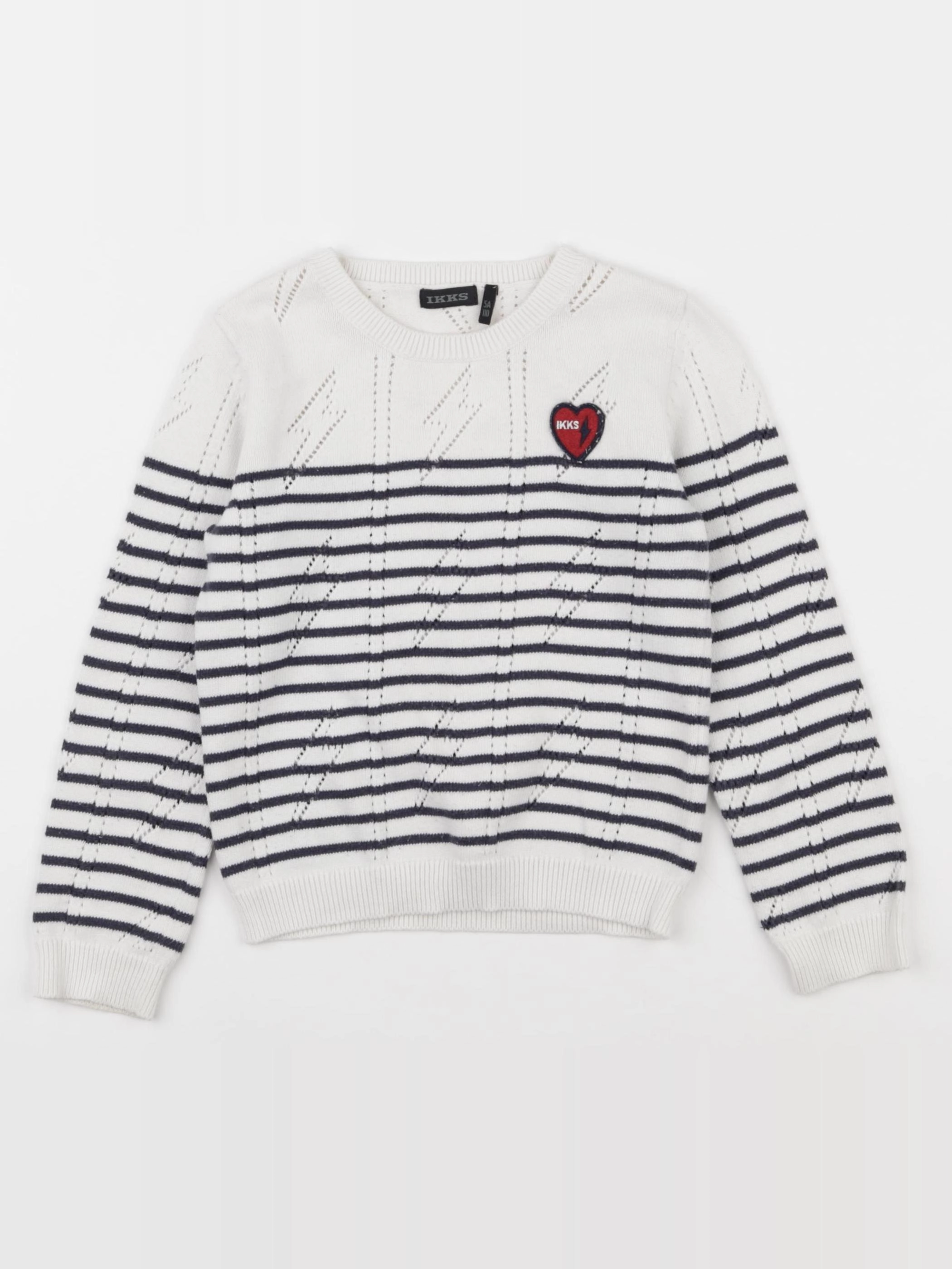 IKKS - pull blanc - 5 ans