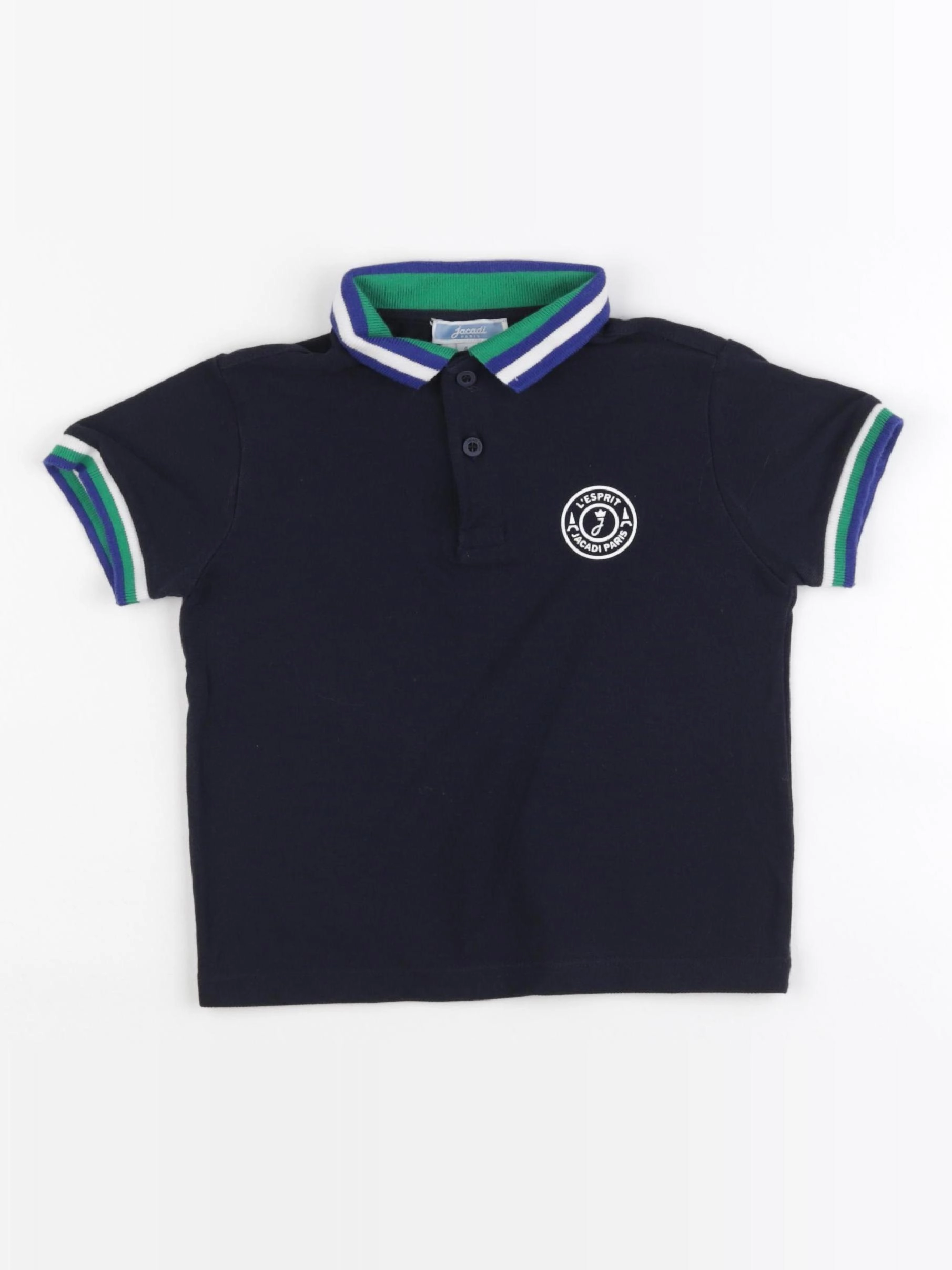 Jacadi - polo bleu - 4 ans