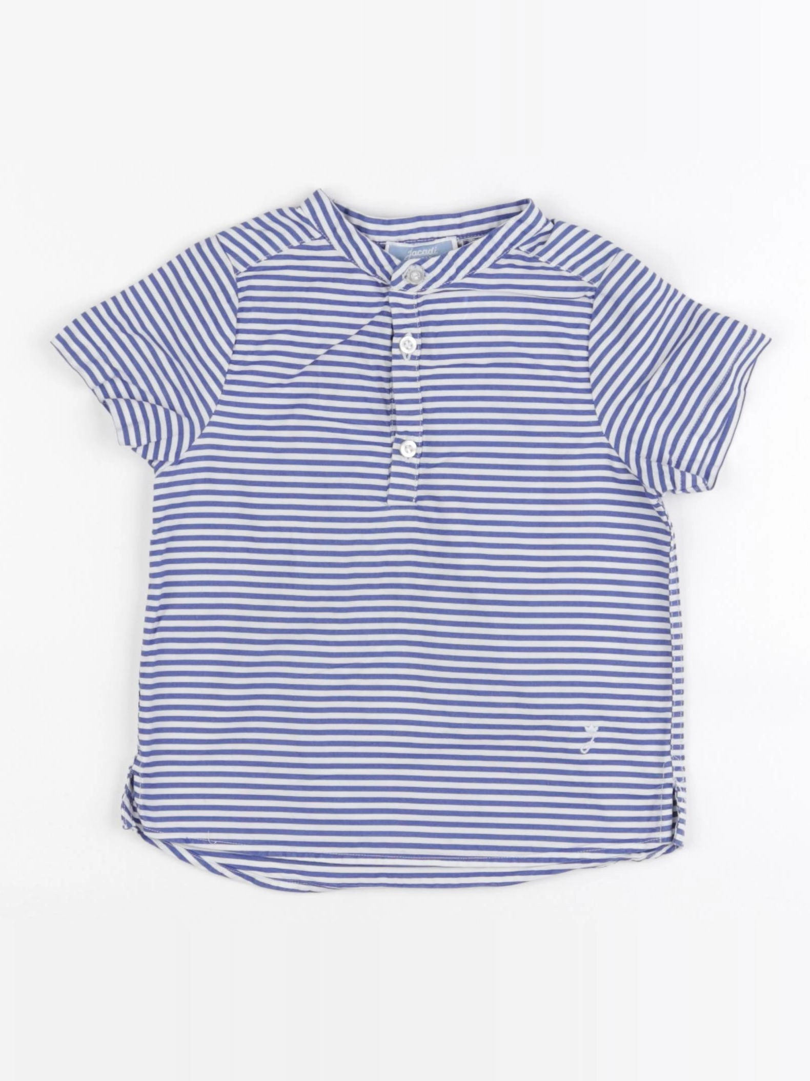 Jacadi - blouse blanc, bleu - 24 mois