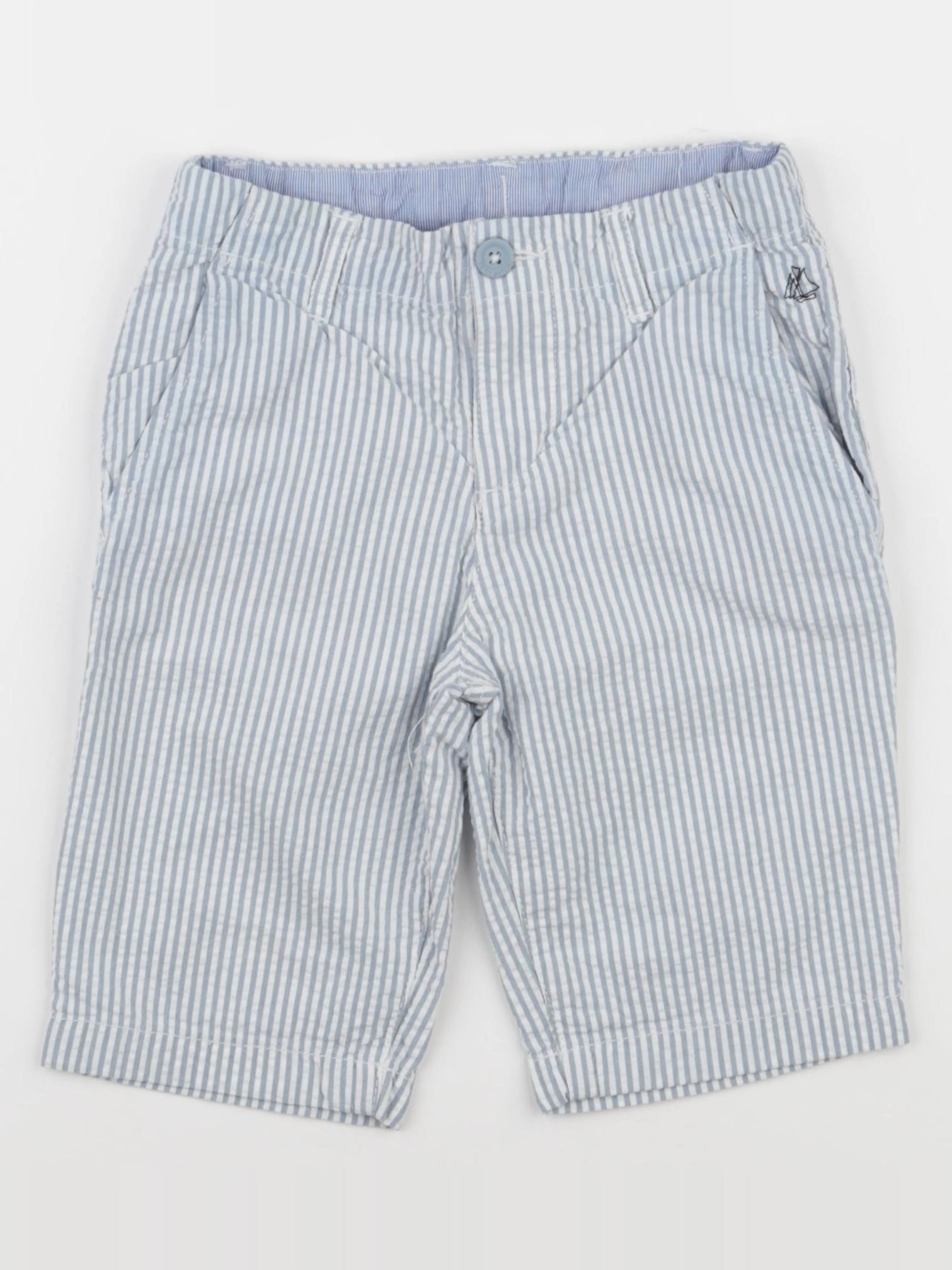 Petit Bateau - short bleu - 5 ans