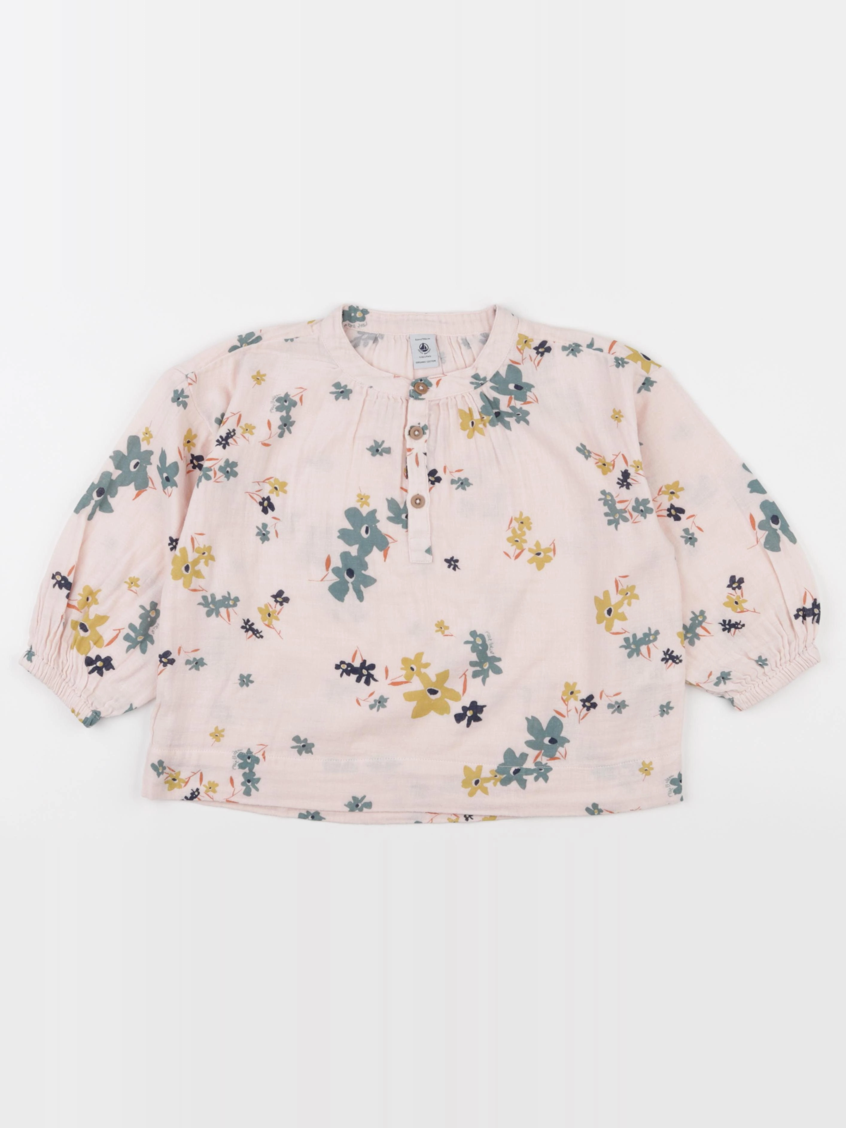 Petit Bateau - blouse rose - 6 ans