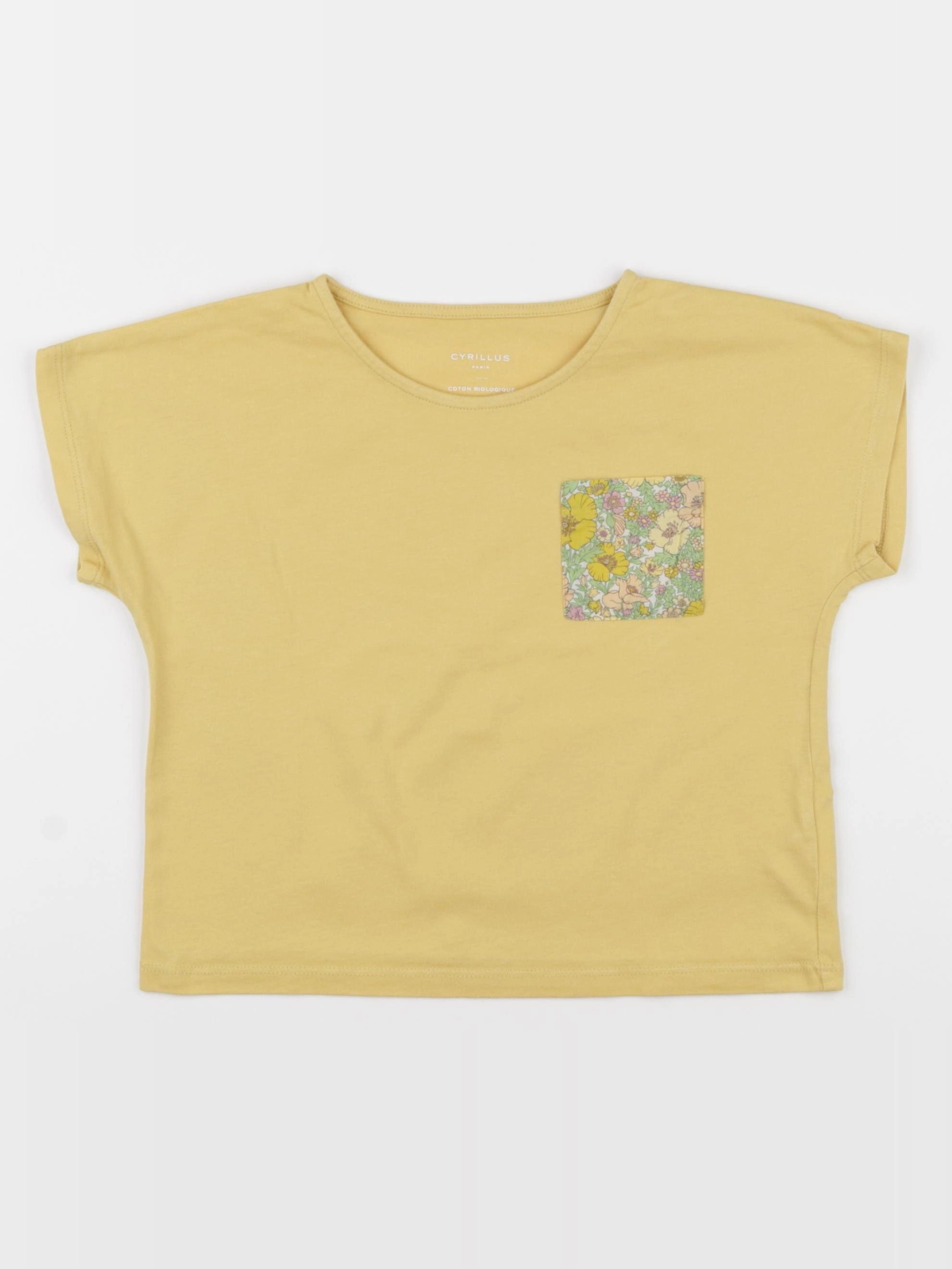 Cyrillus - tee-shirt jaune - 6 ans
