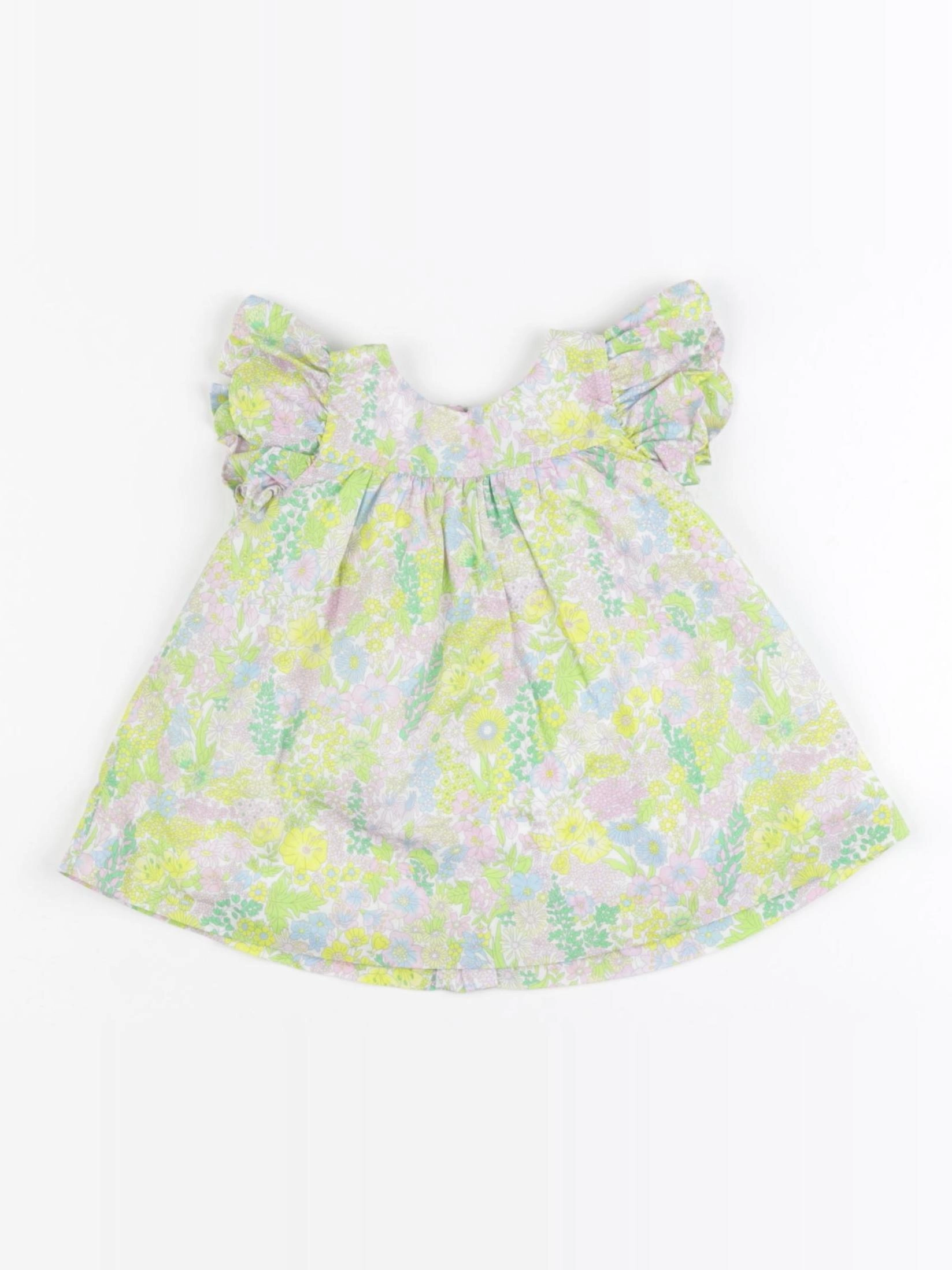 Jacadi - robe liberty multicolore - 1 mois