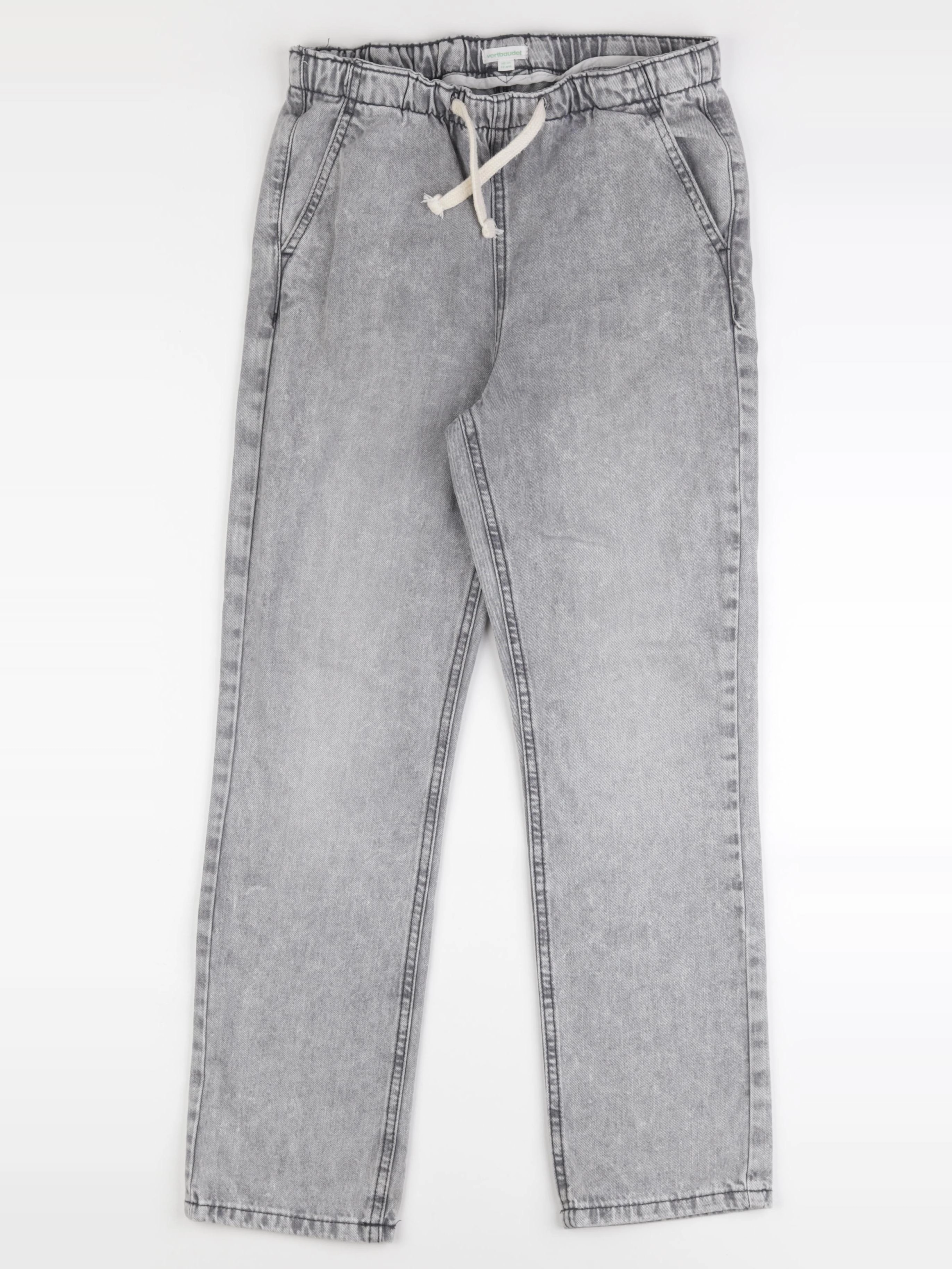 Vertbaudet - pantalon gris - 12 ans