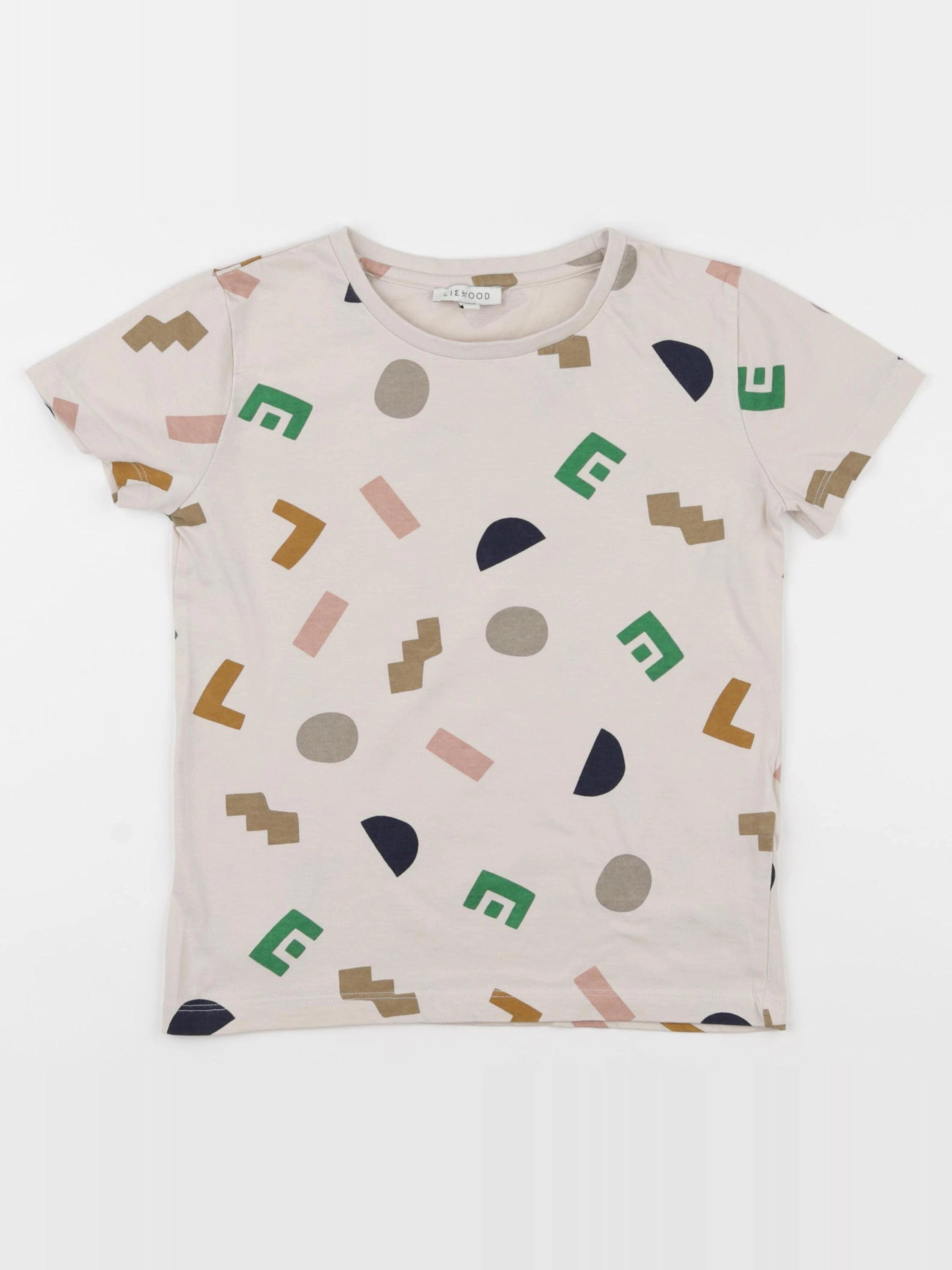 Liewood - tee-shirt rose, beige - 7 ans