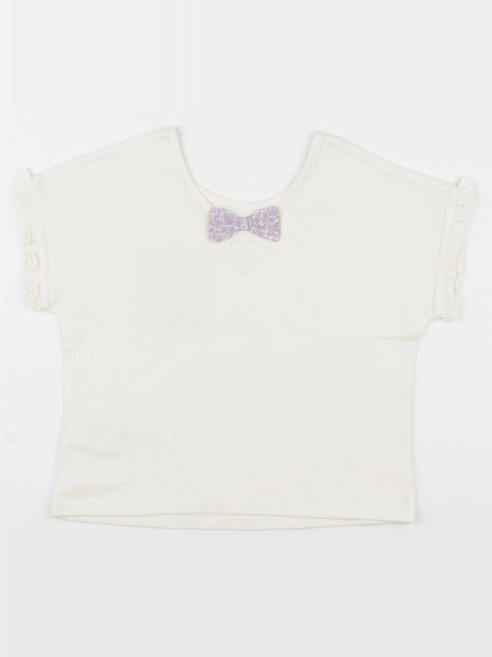 Cyrillus - tee-shirt beige - 6 ans