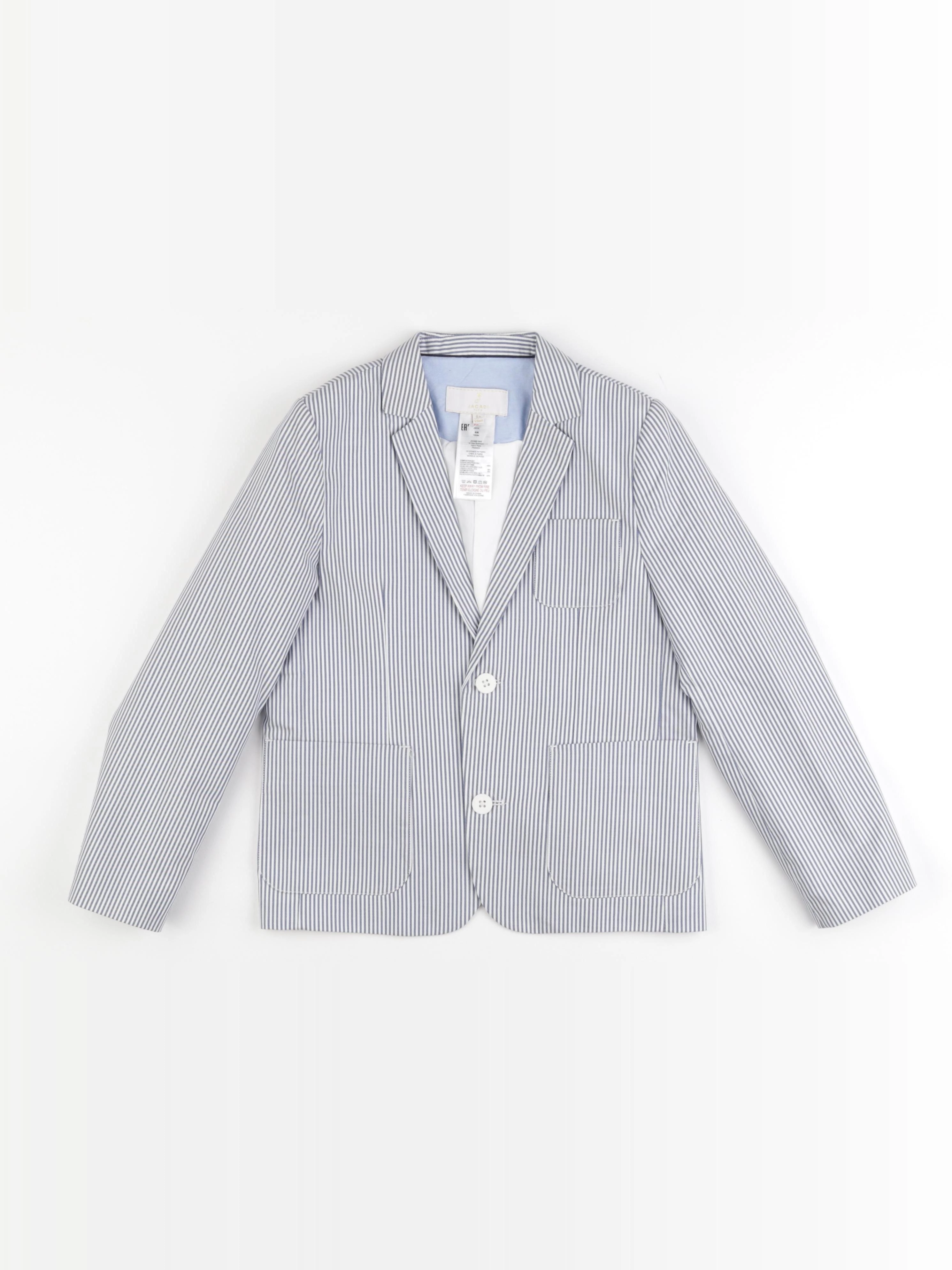 Jacadi - veste bleu, blanc - 8 ans