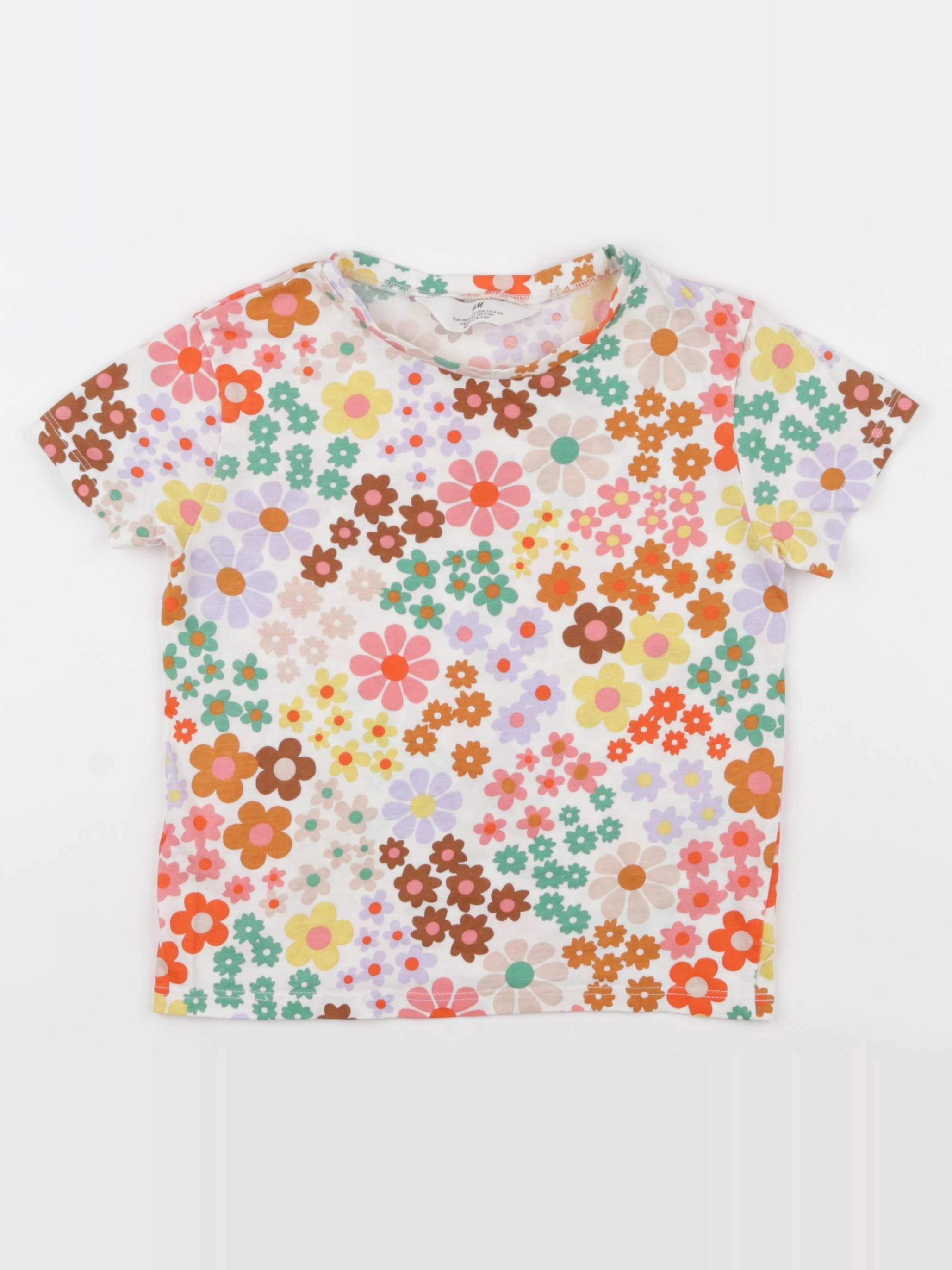 H&M - tee-shirt multicolore - 4/6 ans
