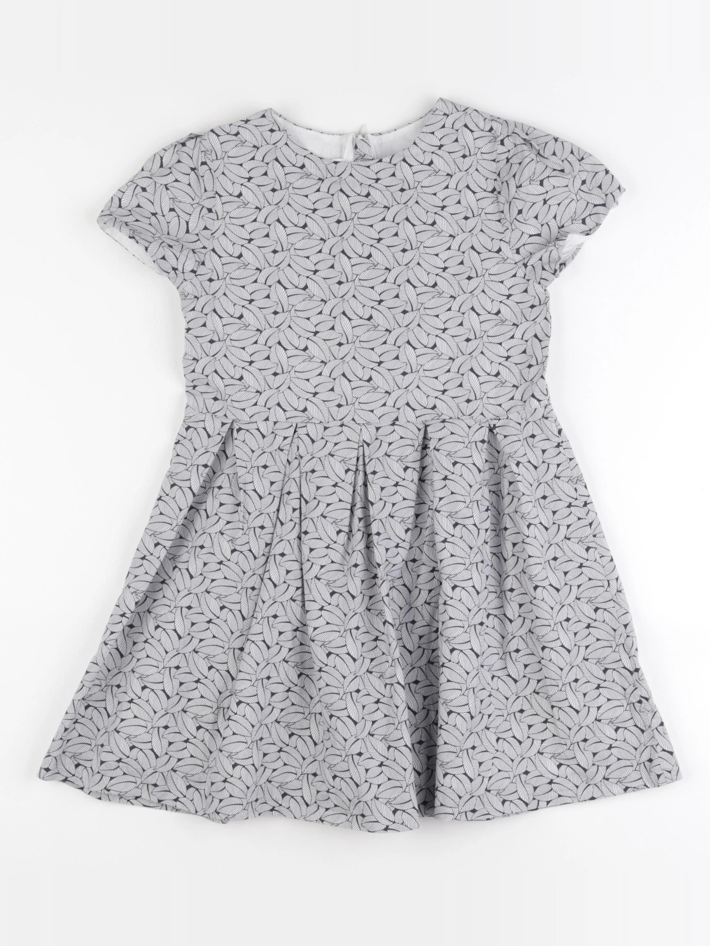 Jacadi - robe blanc, bleu - 8 ans