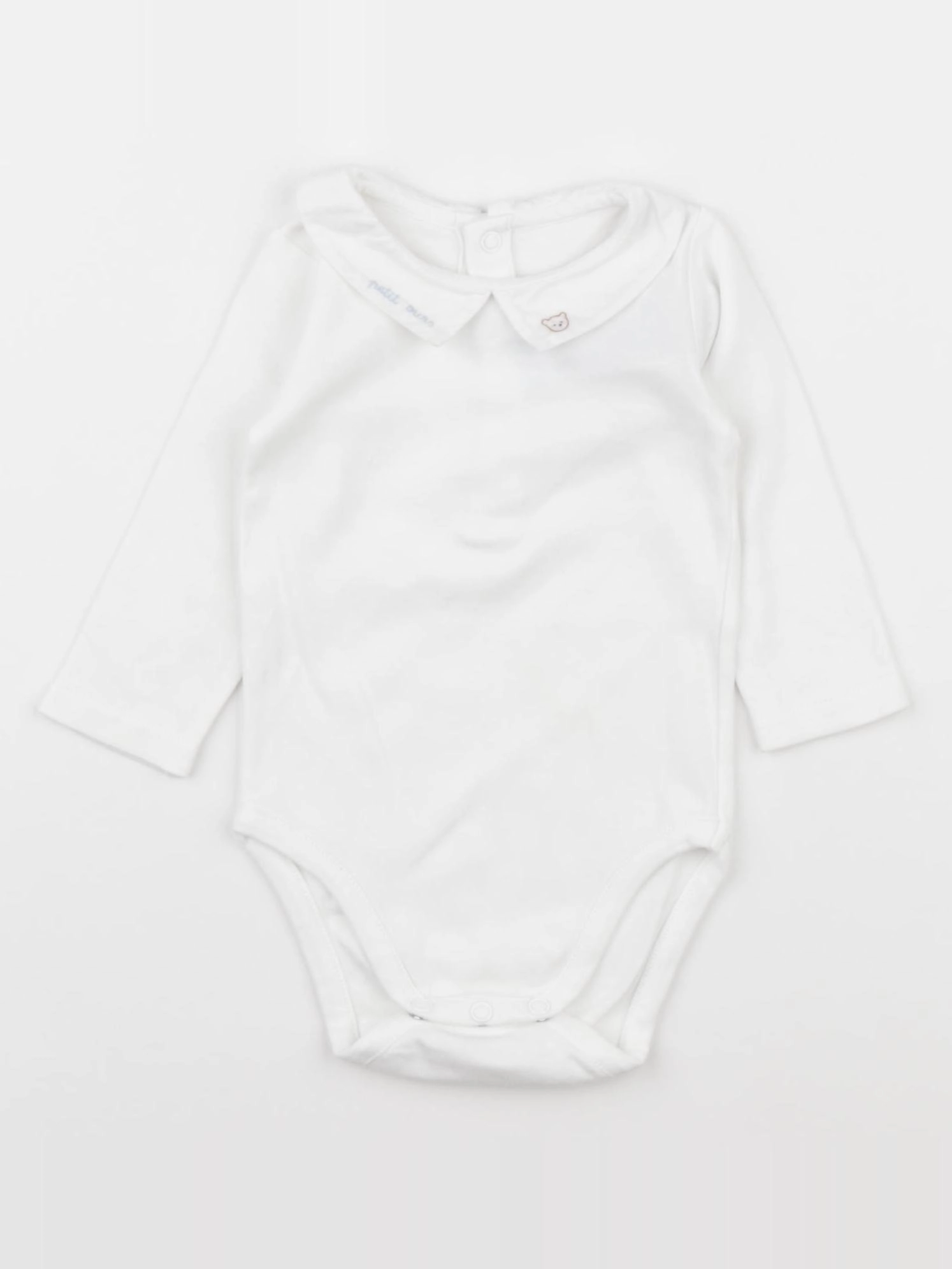 Jacadi - body à col blanc - 6 mois