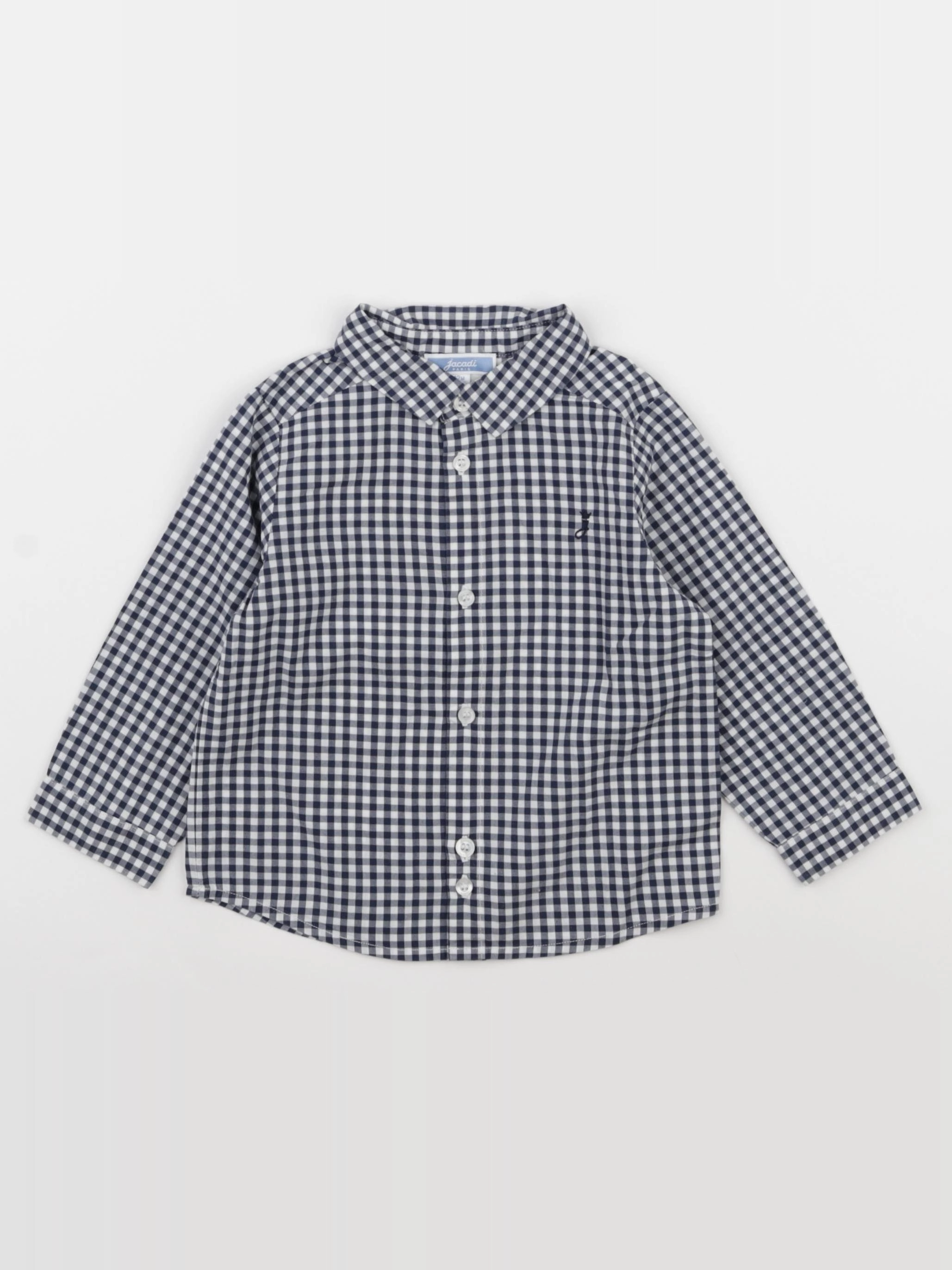 Jacadi - chemise bleu - 12 mois