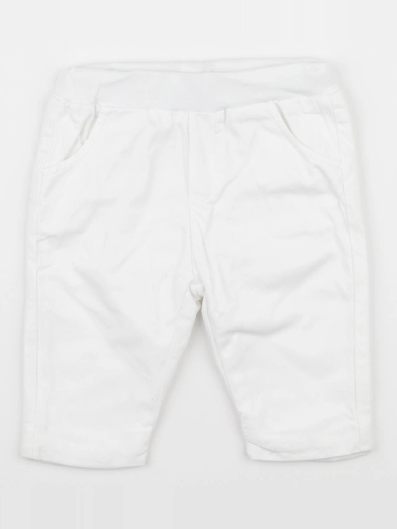 Jacadi - pantalon doublé blanc - 6 mois
